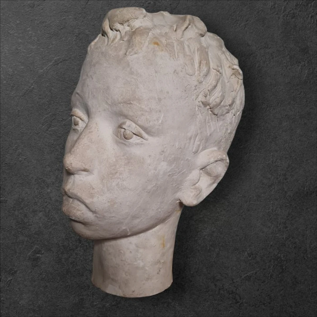 Head - Bambino in gesso 1920 - Plaster