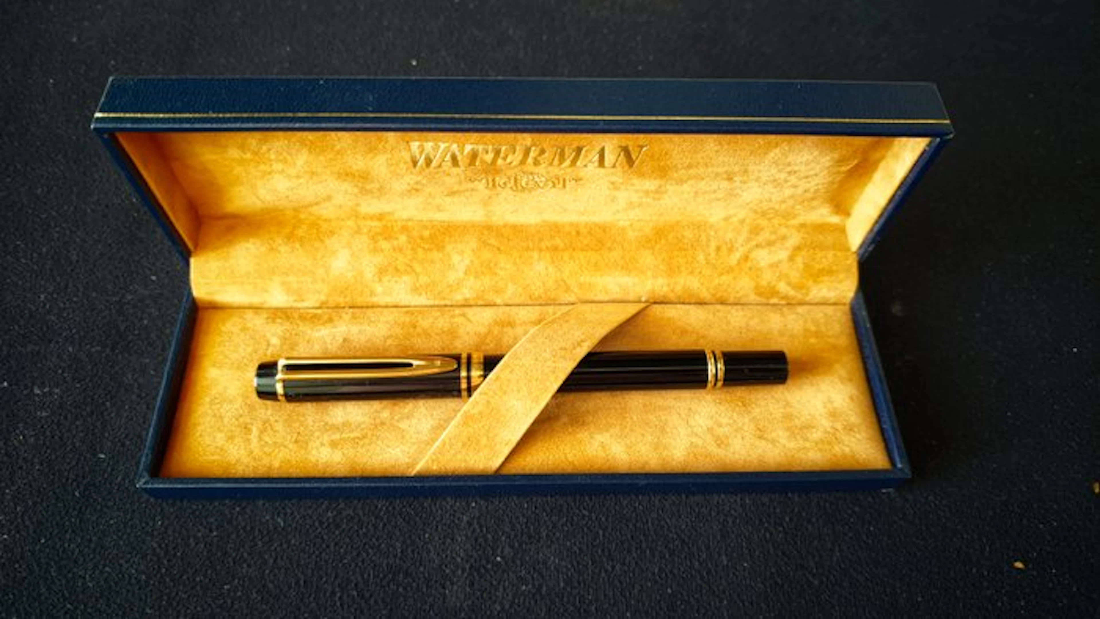 Waterman - le man 200 black lacquer - Fountain pen