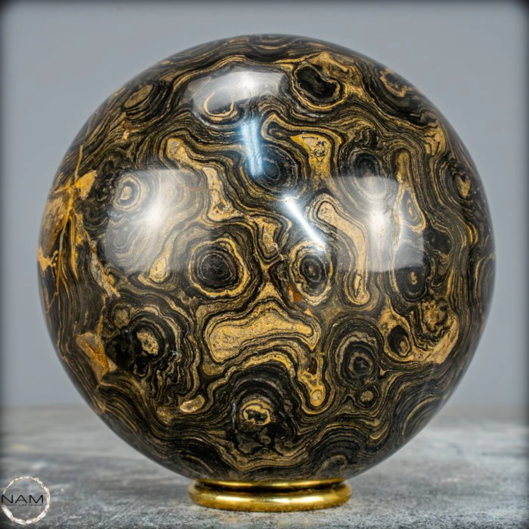Very Rare Fossilized Algae Sphere- 2230.02 g