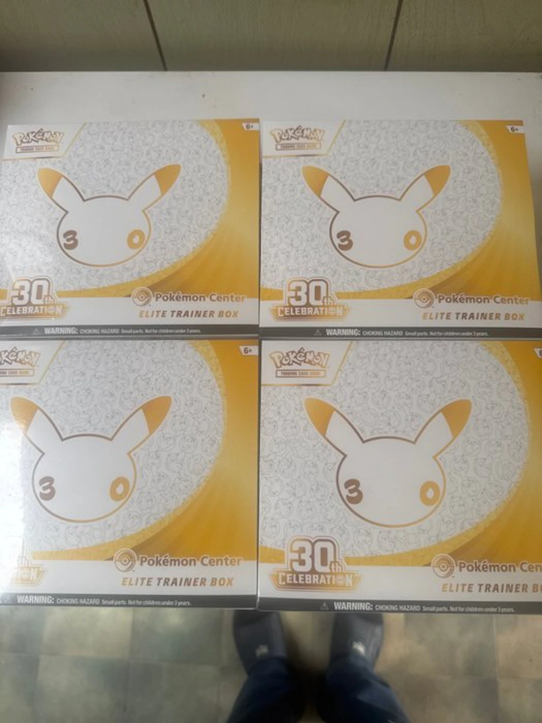 Pokémon - 4 Elite trainer box - Pokémon TCG: 30th...