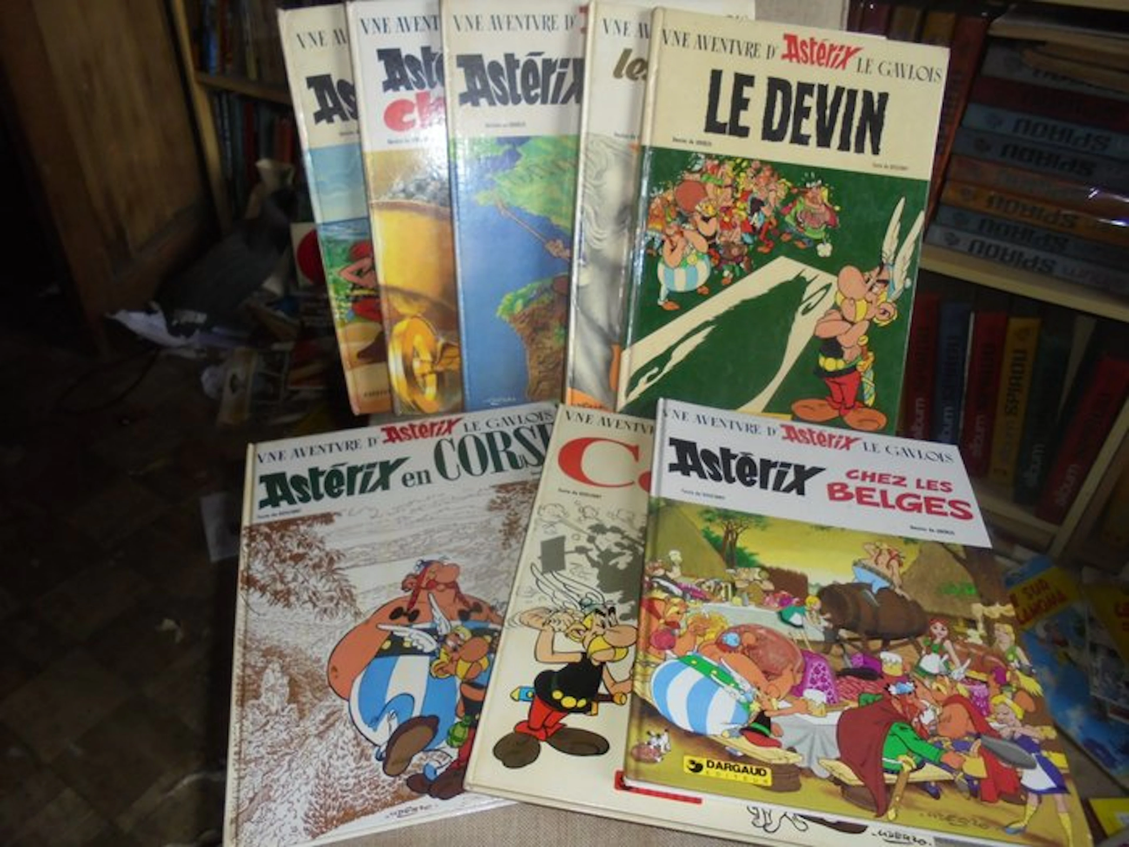 Asterix - 8x C - 8 Album - First edition - 1966/1979