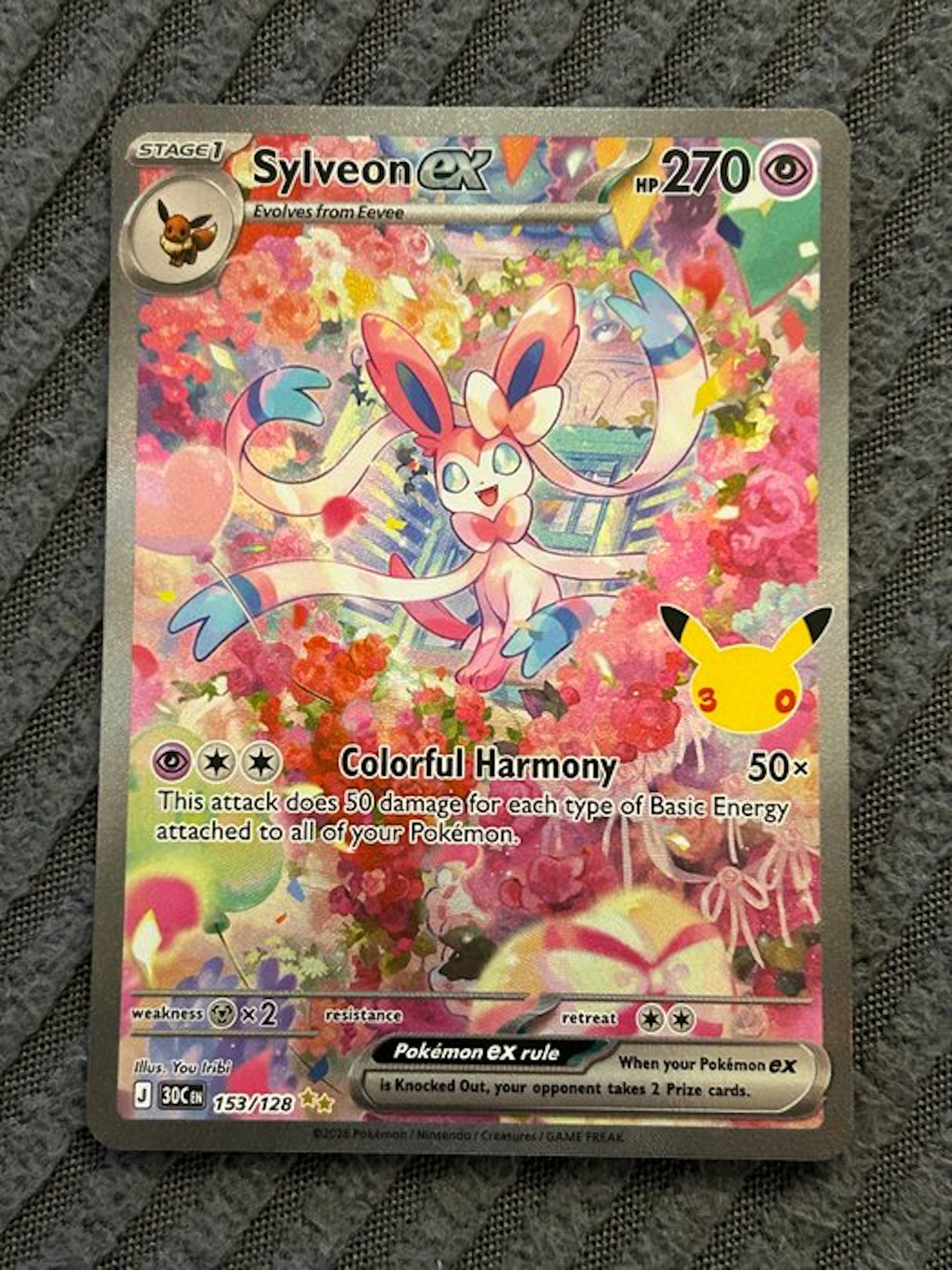 Pokémon - 1 Card - Sylveon 153/128 Full art