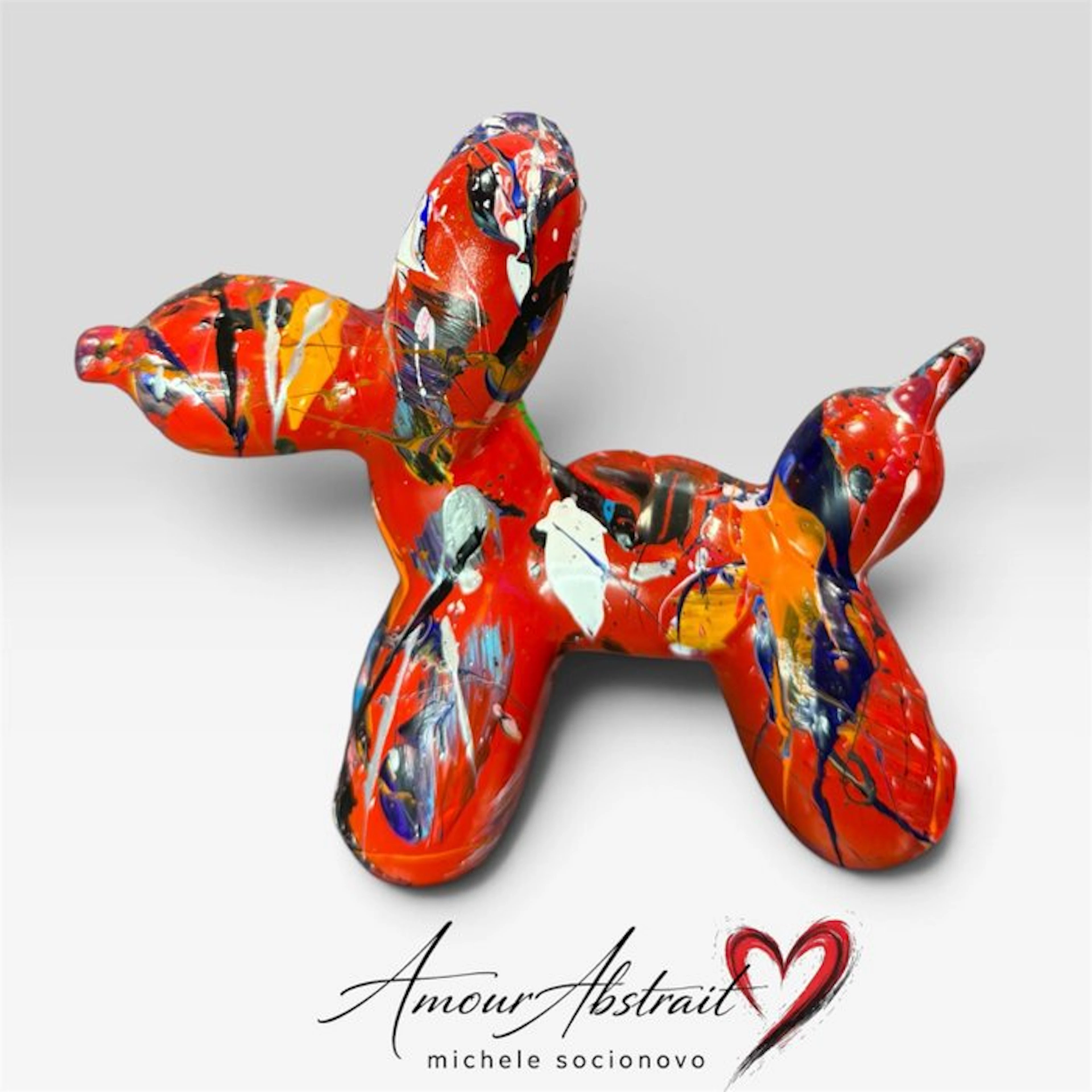 michele socionovo - Balloon Amour Abstrait