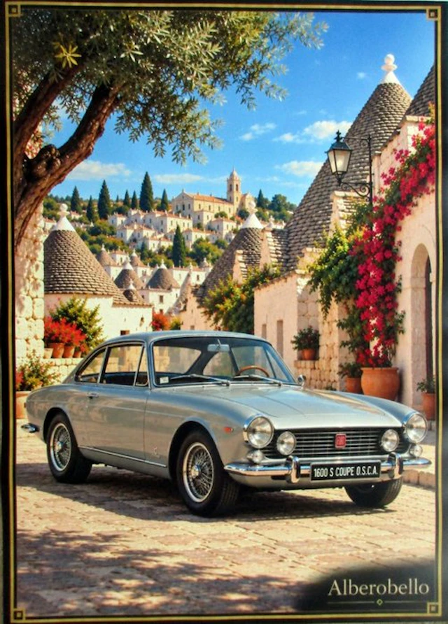 Fiat 1600 S Coupe O.S.C.A. - Alberobello - Design Studio 1954 - Fiat