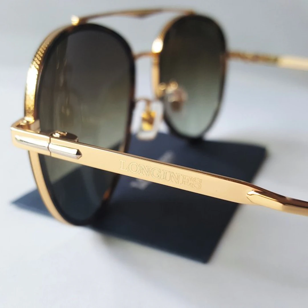 Longines - ZEISS Lenses - Gold Aviator - New - Sunglasses
