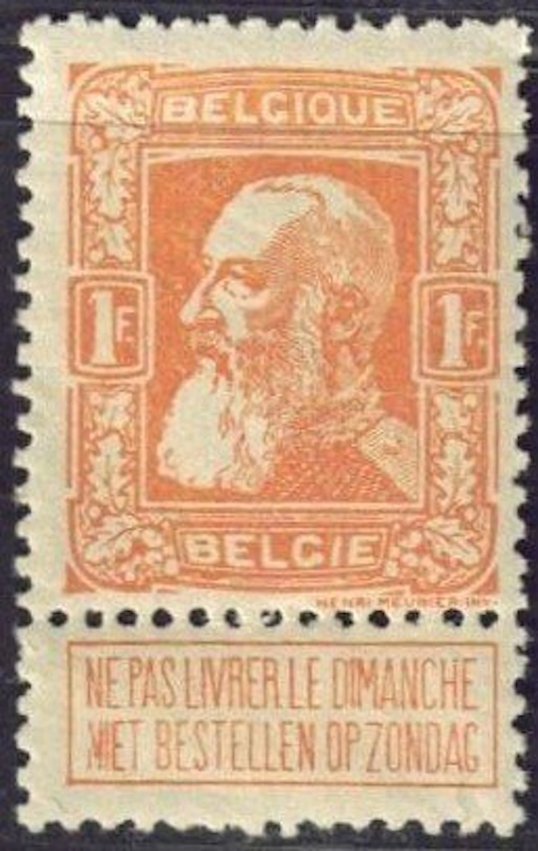 Belgium 1909 - the 1 Fr