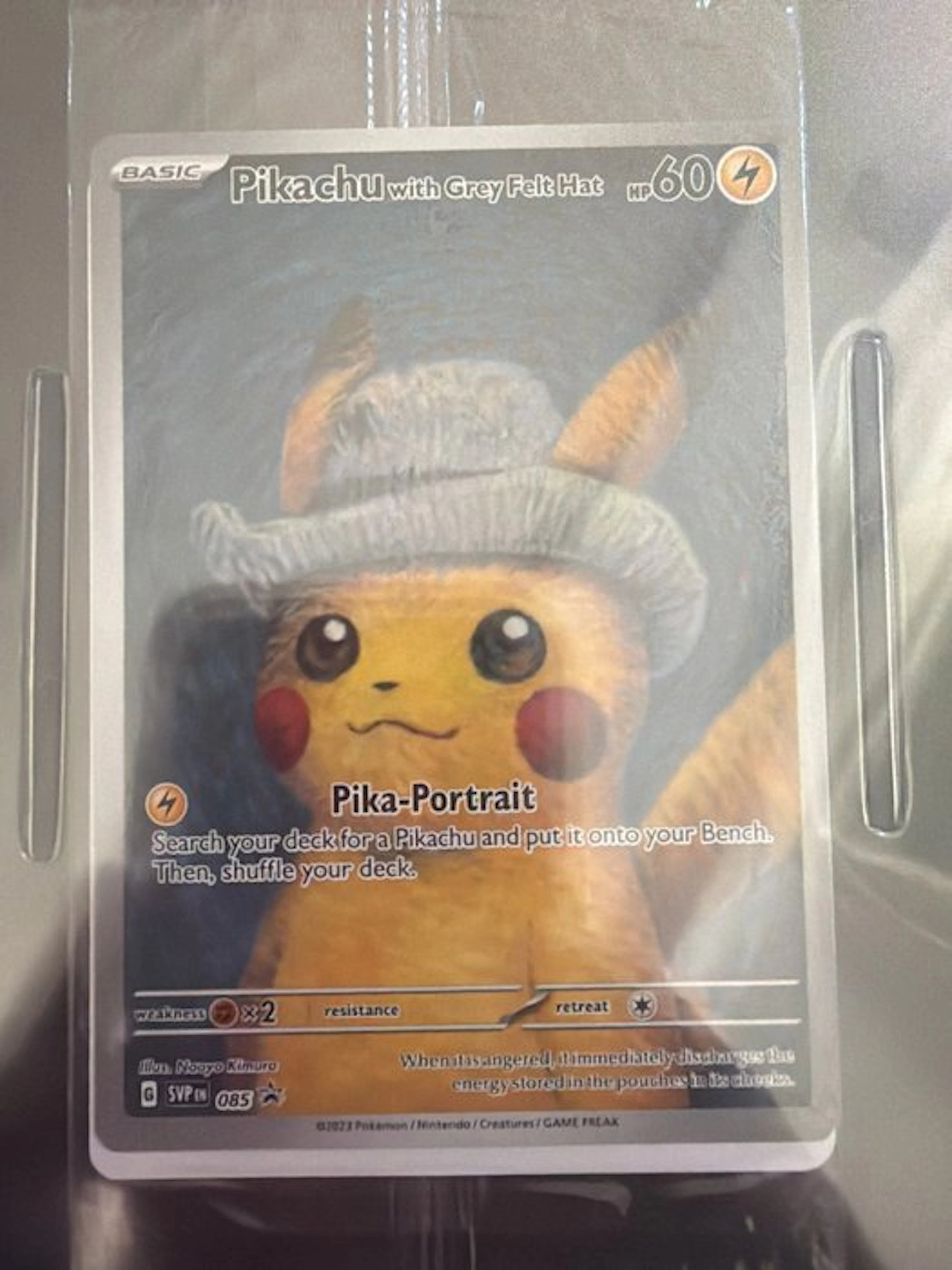 Pokémon - 1 Graded card - Pikachu 085 Promo card