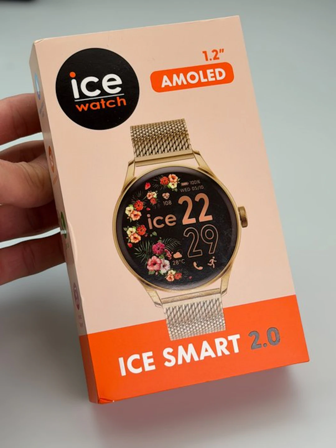 ICE Watch ICE Smart 2.0 – Gold-Tone AMOLED Smartwatch –...