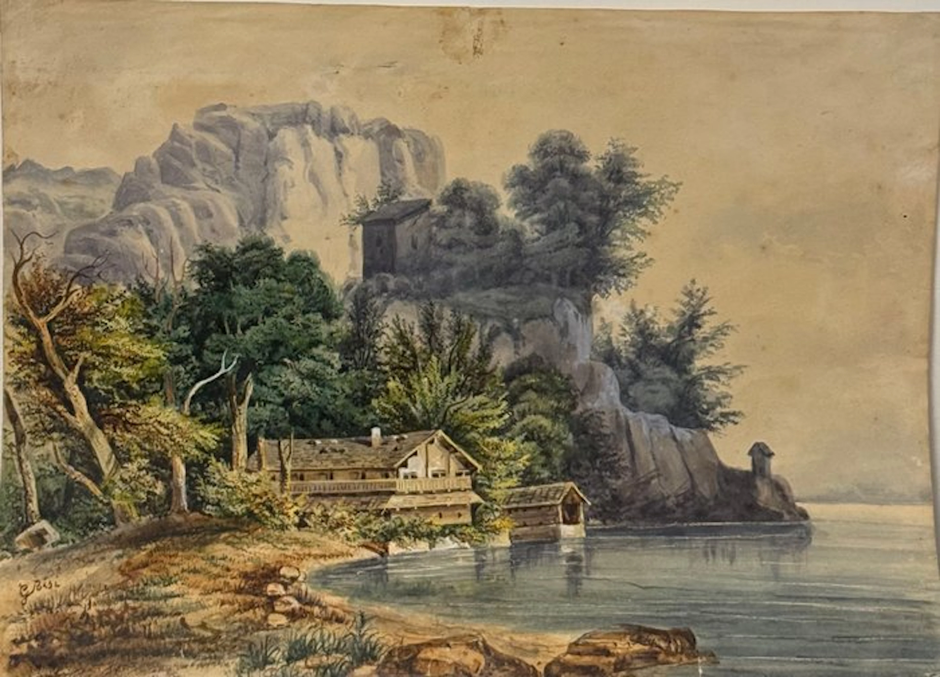 Giuseppe Bisi (1787-1869) - Paesaggio