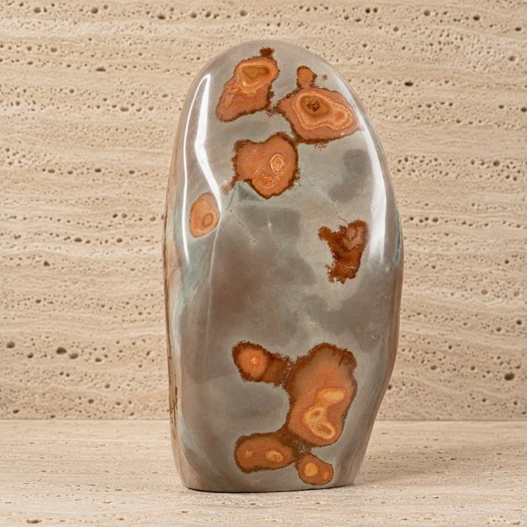 Madagascar Ocean Jasper Freeform2268 - Height: 230 mm...