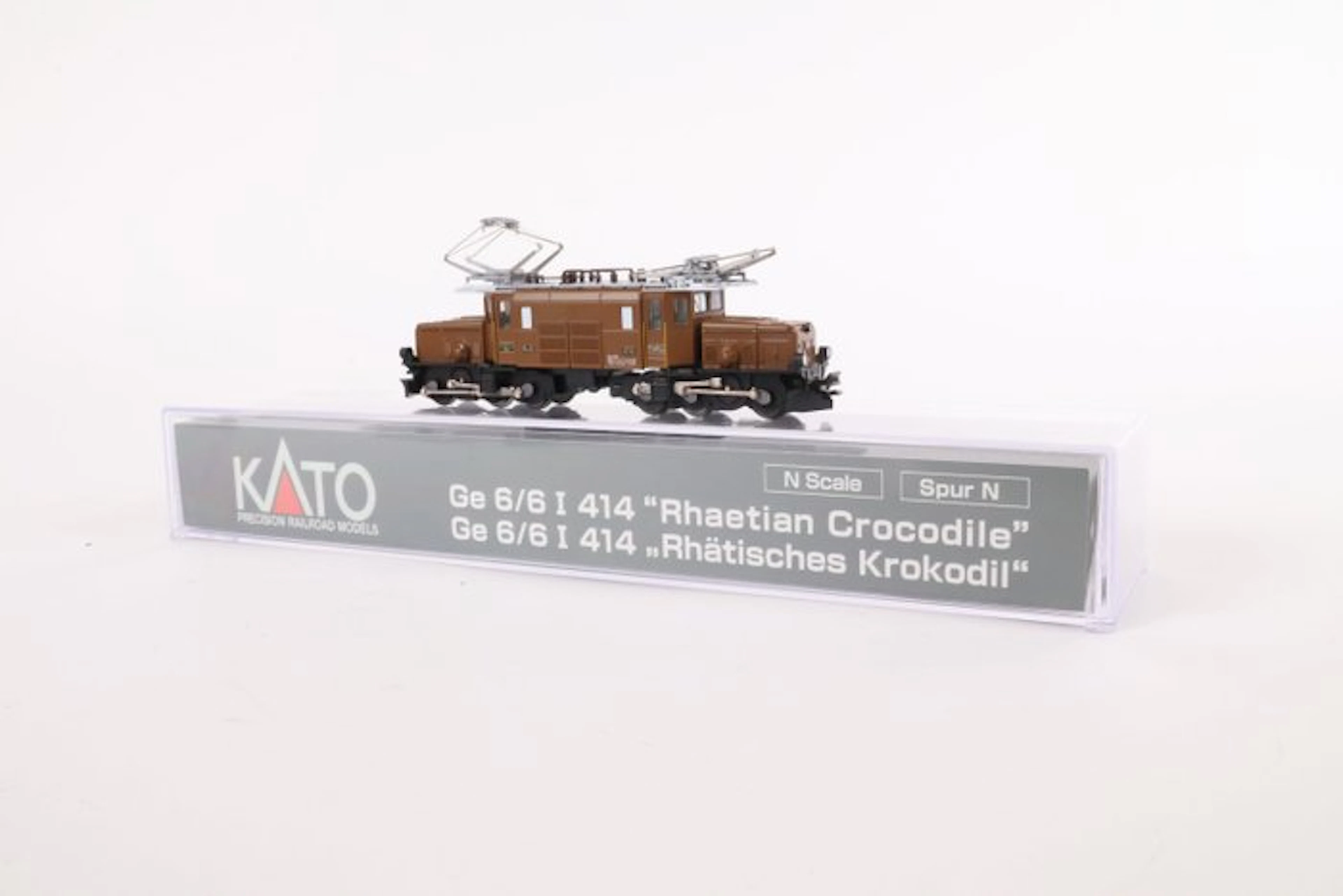 Kato N - 3103-1 - Electric locomotive (1) - Krokodil 414 - RhB