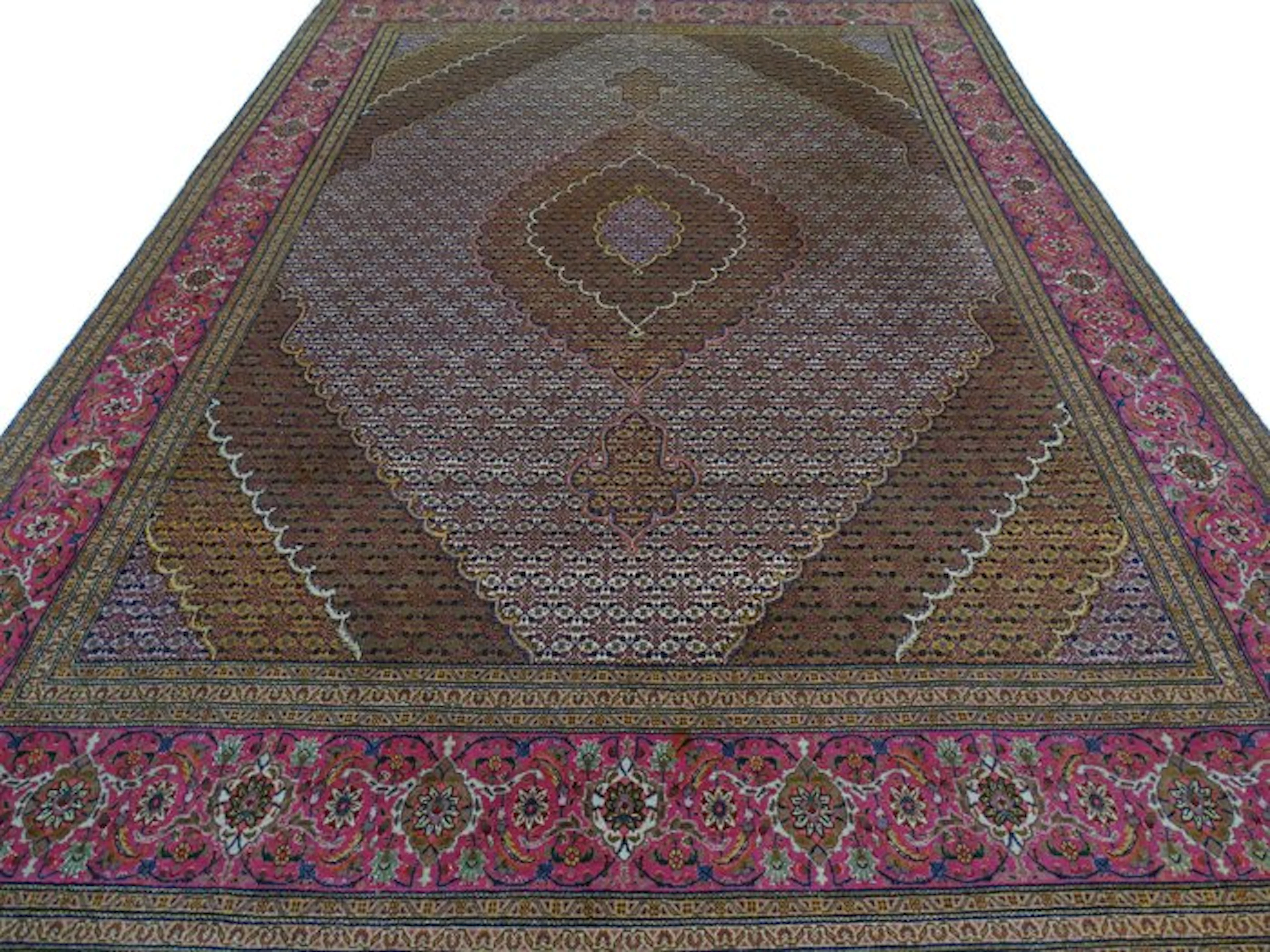 XL-Tabriz Mahi with Silk - Cleaned - Rug - 349 cm - 249 cm