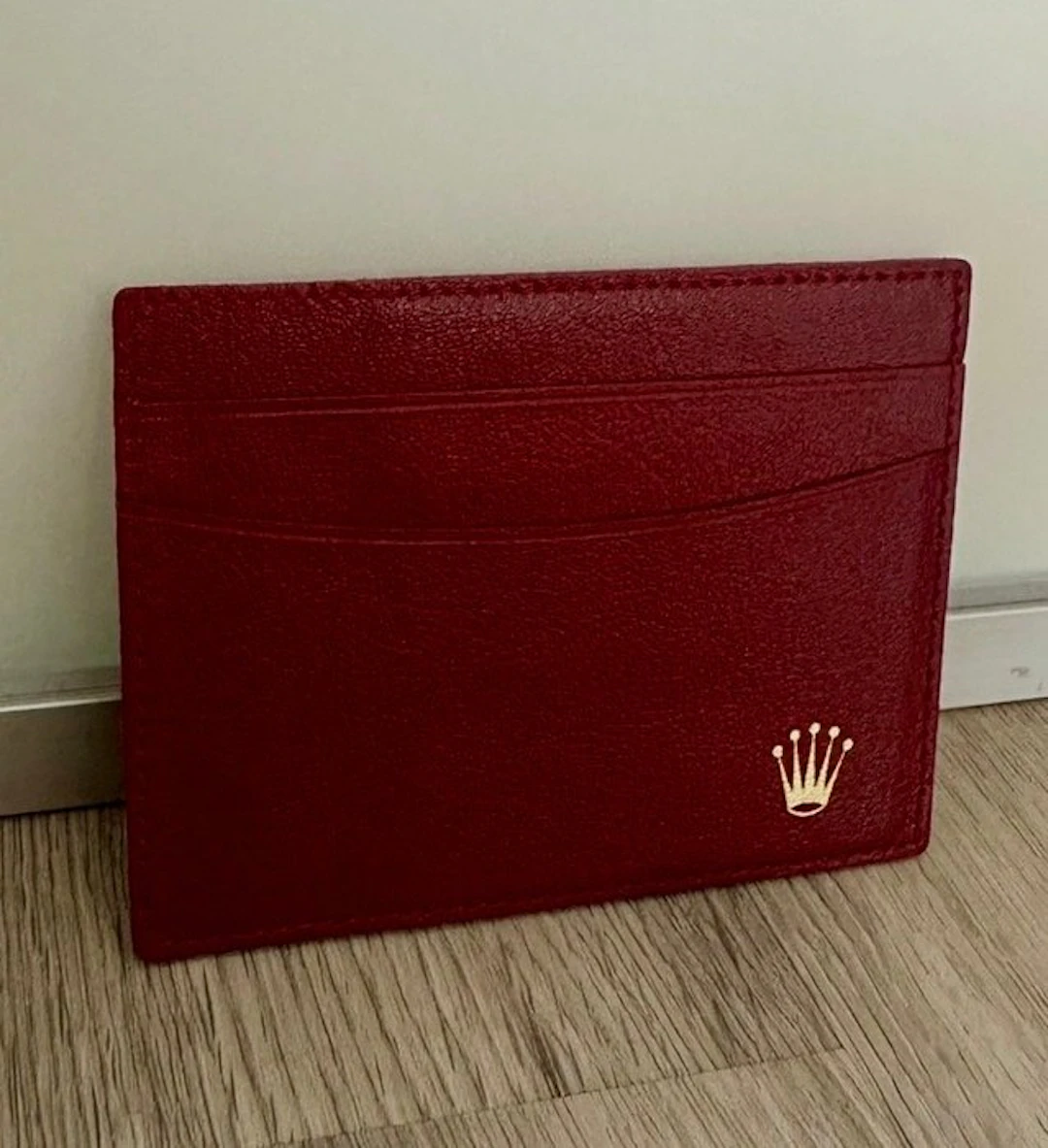 Rolex - BURGUNDY - Cards / Money - 100% Original Rolex Item