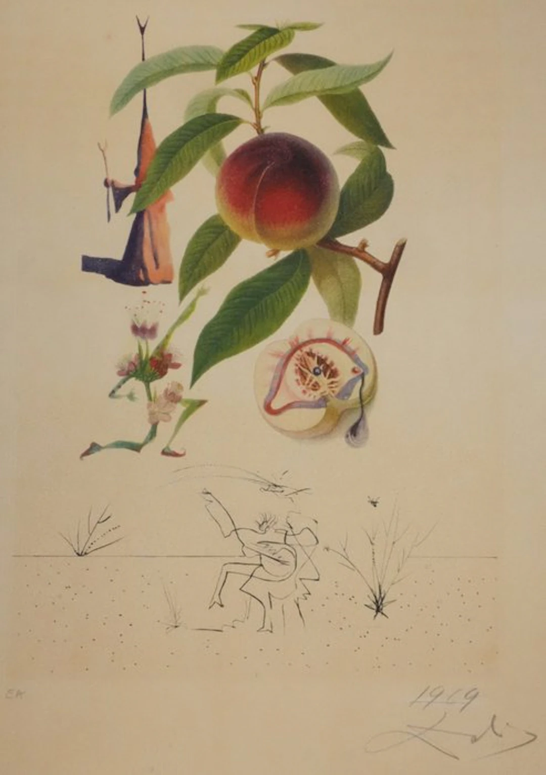 Salvador Dali (1904-1989) - Flordali, Pécheur Pénitent
