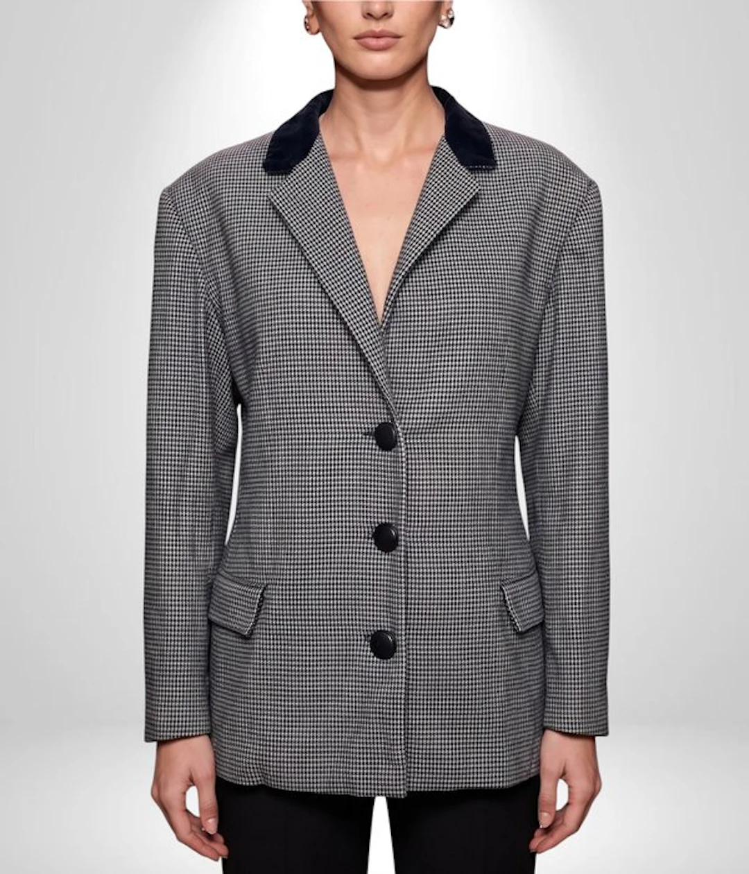 MAX MARA Premium Monogram collection Glamour Blazer Jacket Coat Tg