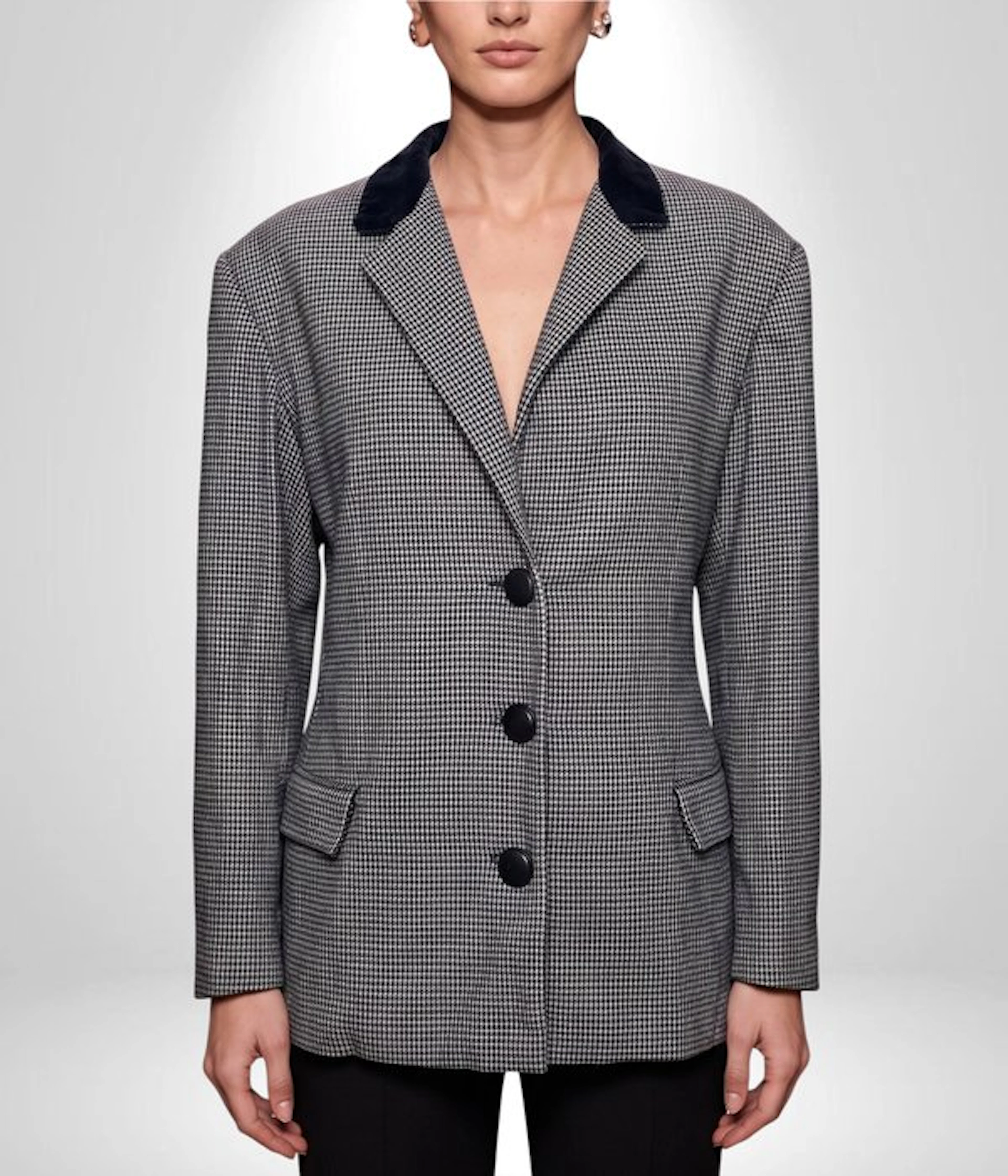 MAX MARA Premium Monogram collection Glamour Blazer Jacket Coat Tg