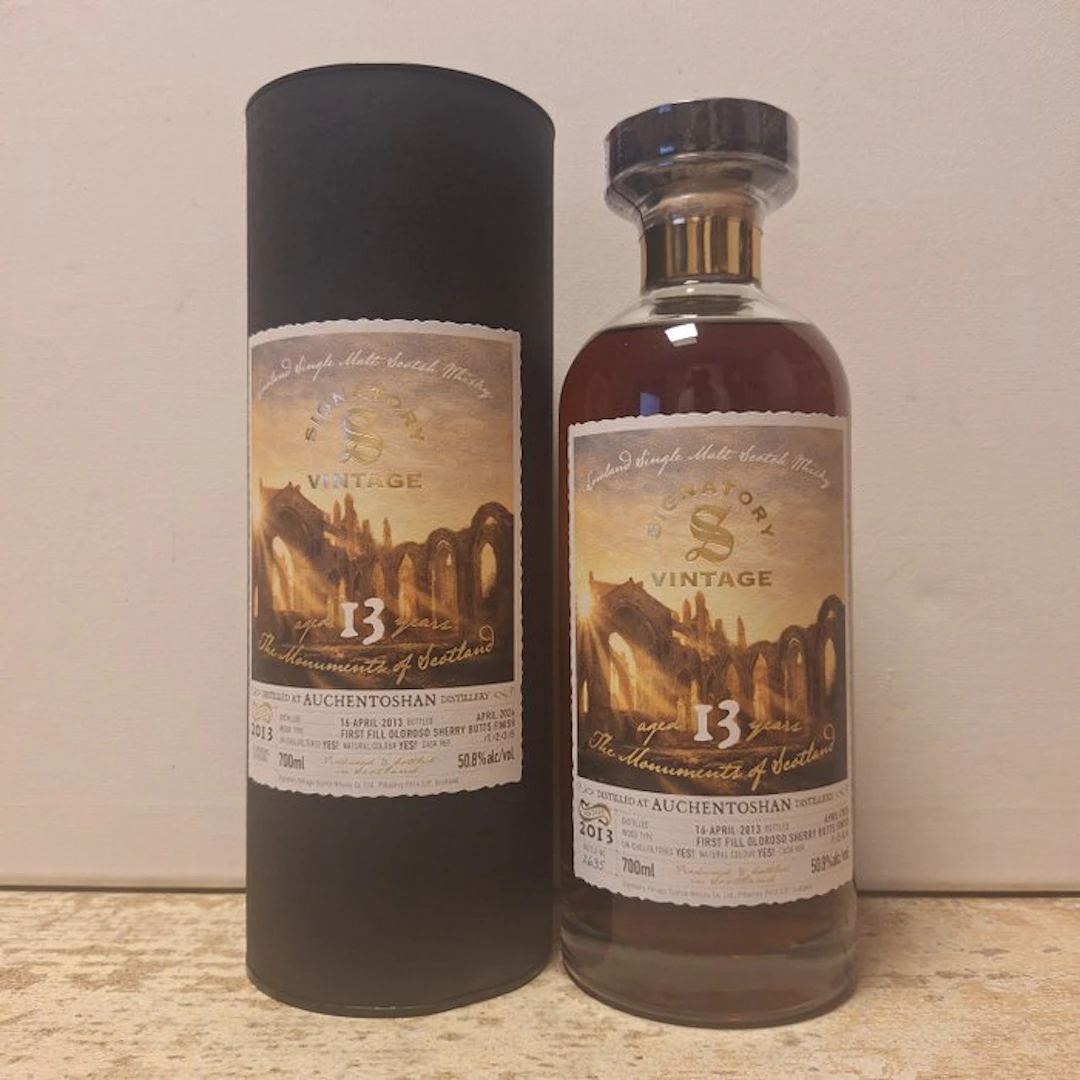 Auchentoshan 2013 13 years old The Monuments of Scotland - Signatory