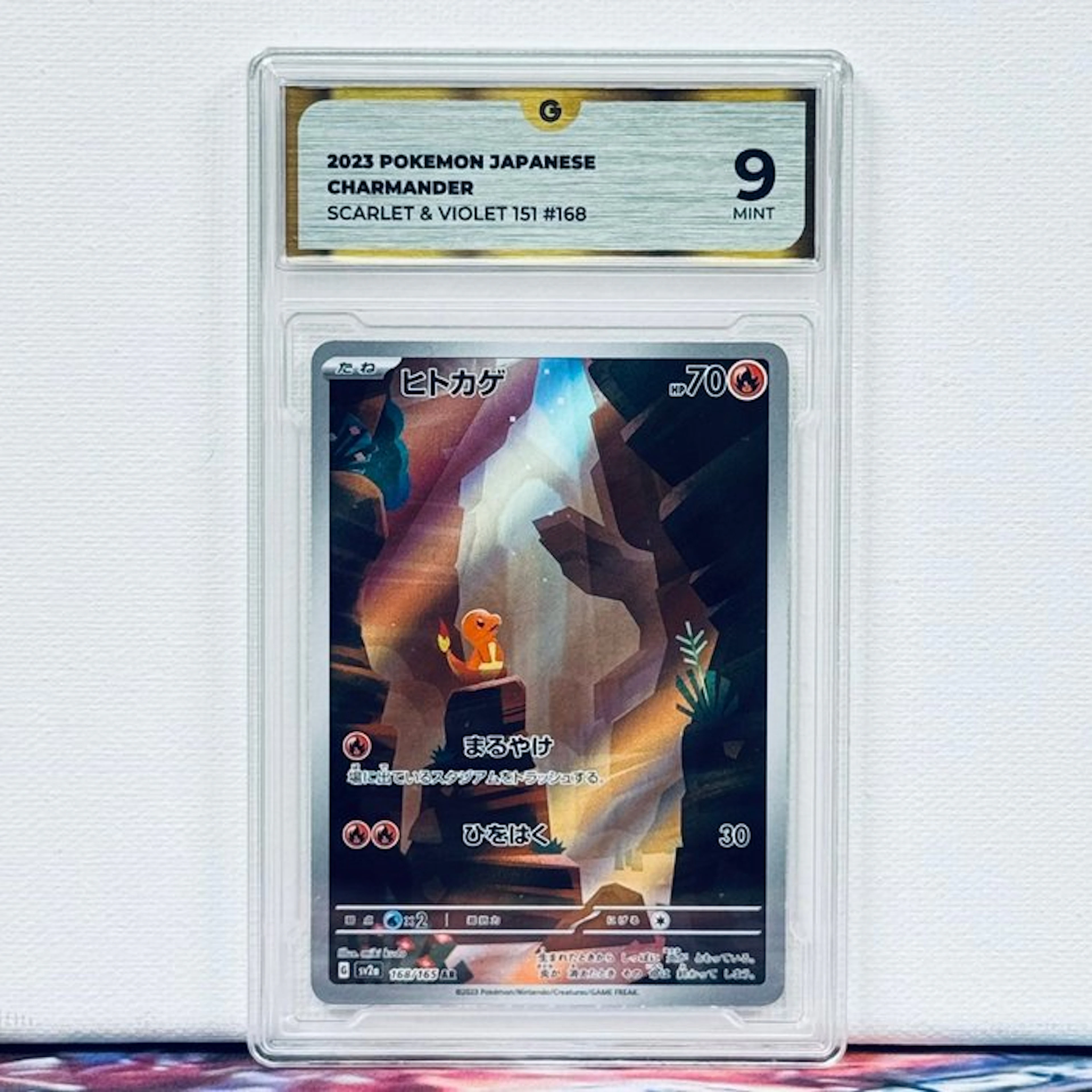 Pokémon Graded card - CHARMANDER #168 2023 POKEMON...