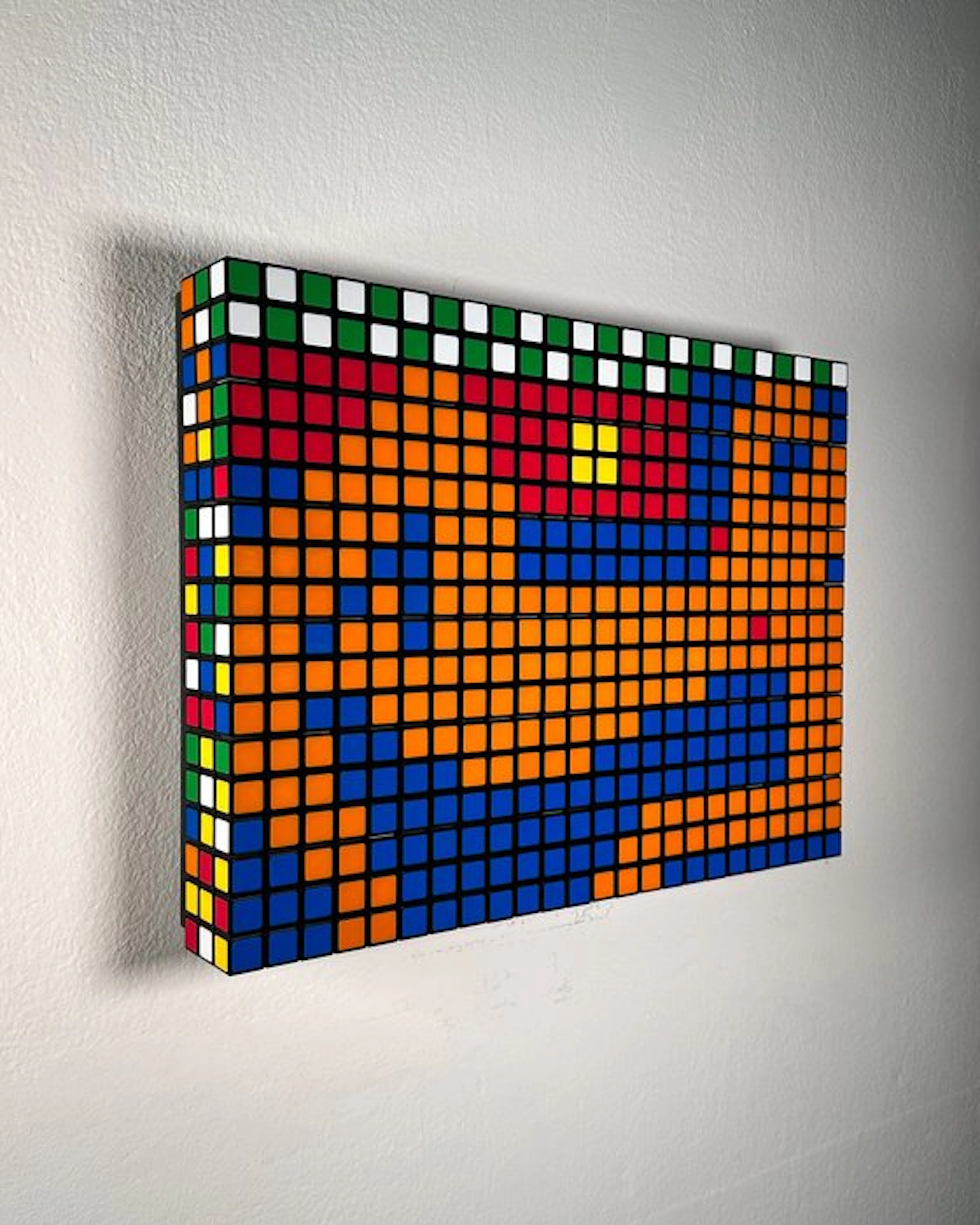 Giovanni Contardi - Rubik's Cube Mosaic - 'Small Reclining Nude (After