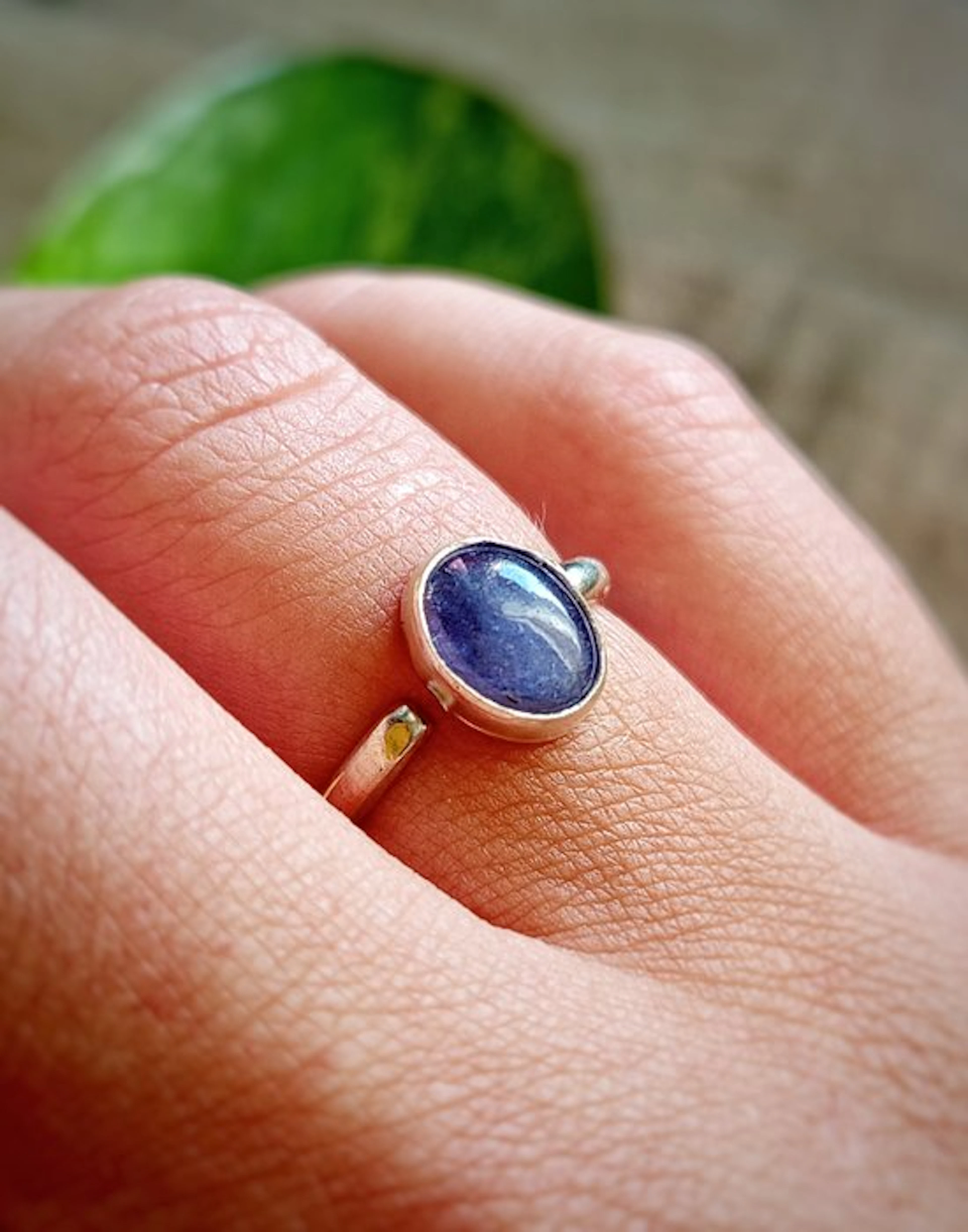 Handmade ring 'Oltre' with adjustable size