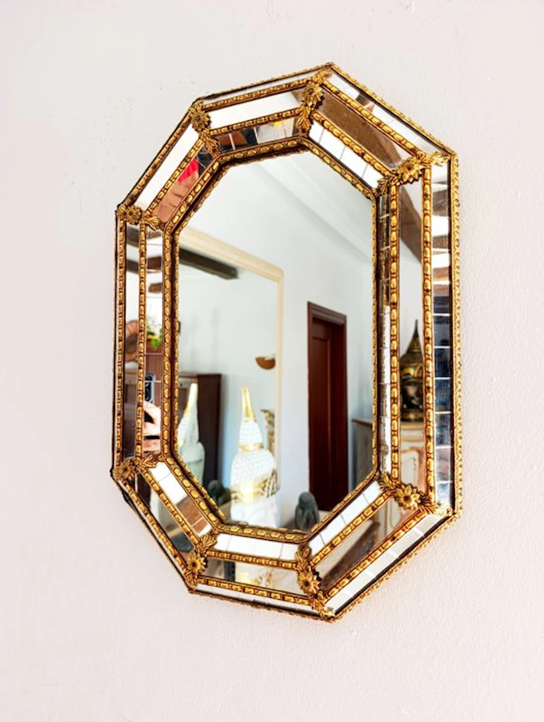 Wall mirror - Bronze, Glass - Venetian Style