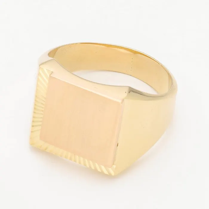 Ring - 18 kt. Yellow gold - Seal