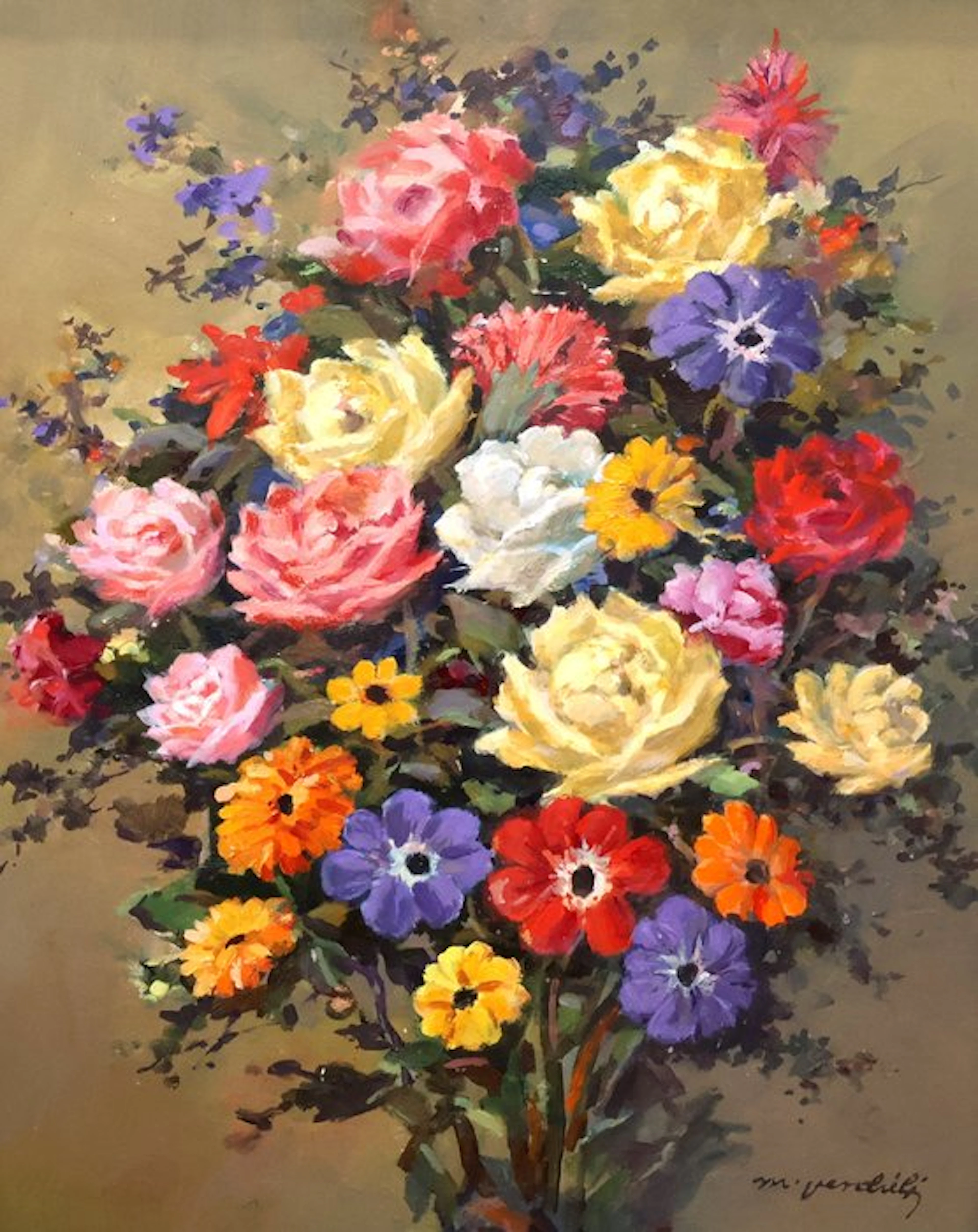 Miguel Martínez Verchili (1898-1989) - Explosión floral