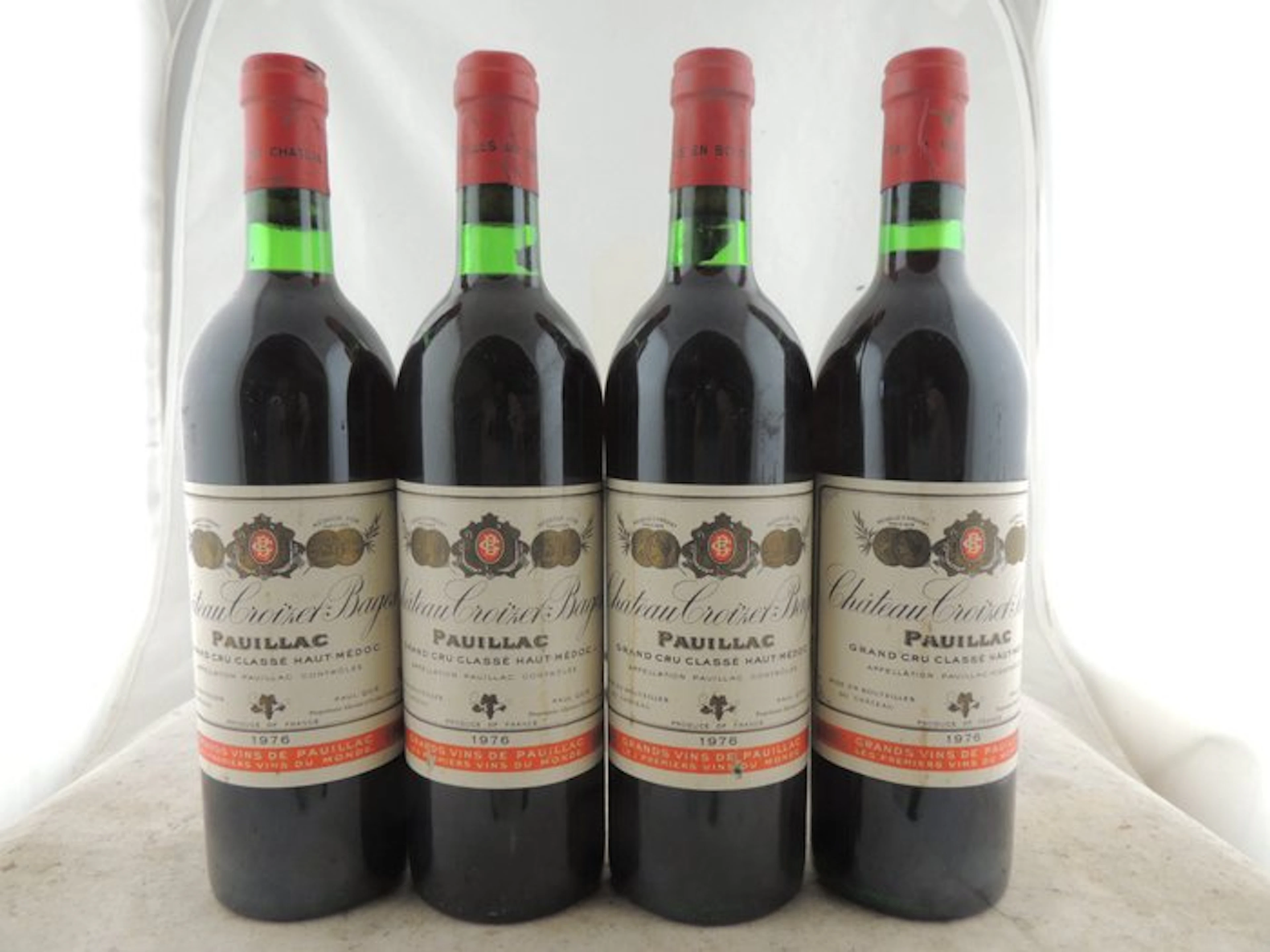 1976 Château Croizet Bages - Pauillac 5ème Grand Cru Classé - 4 Bottles (0.75L)