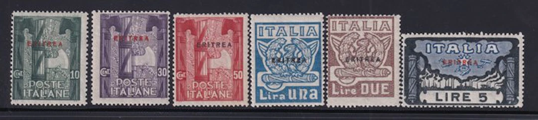 Italian Eritrea 1923/26 - March on Rome - Institute - Militia - African Society