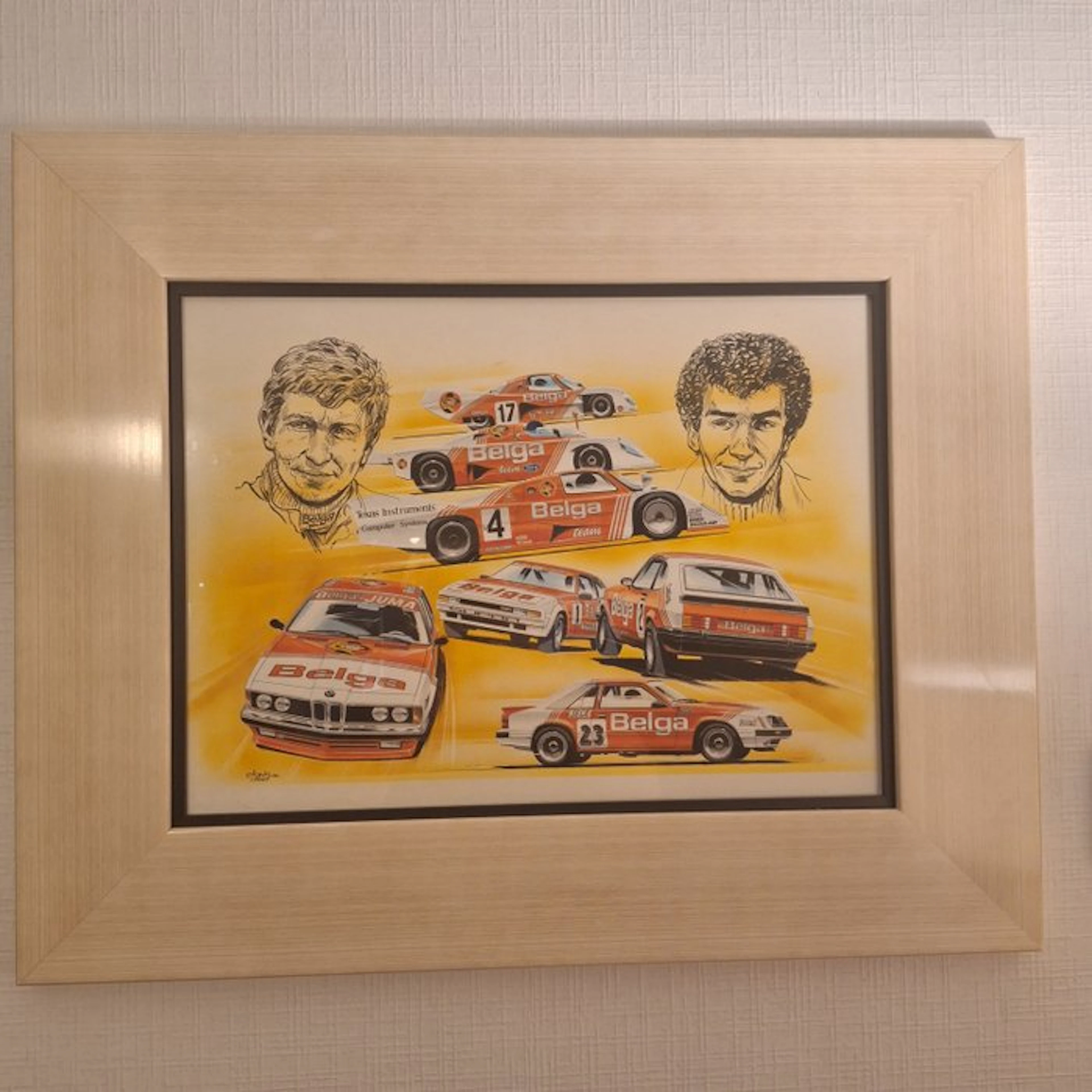 Artwork - Belga - CLOVIS Lihto ingekaderd - 1985