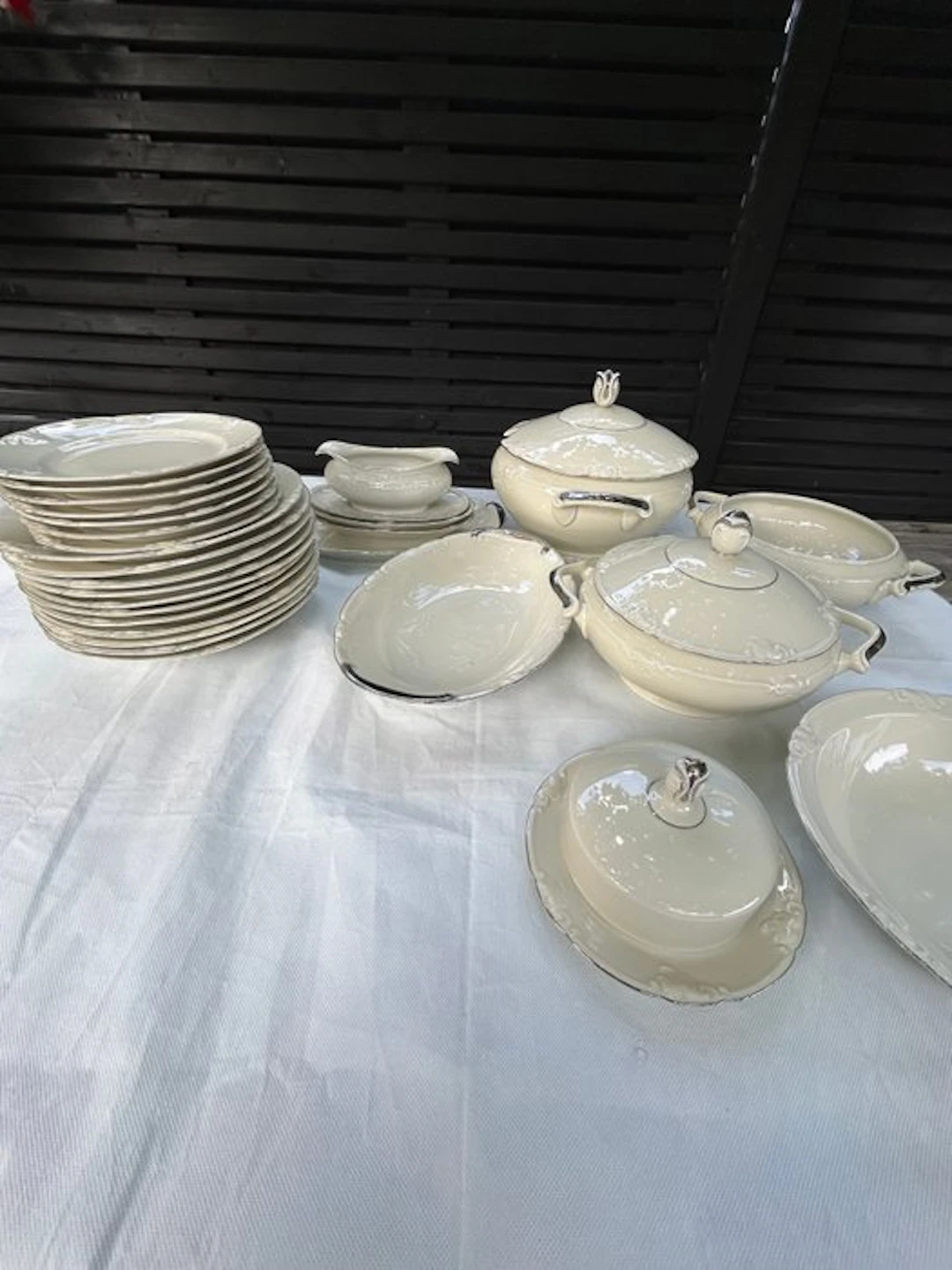 Cambridge - Dinner set for 6 (28) - Porcelain - Cambridge Ivory 28 delig
