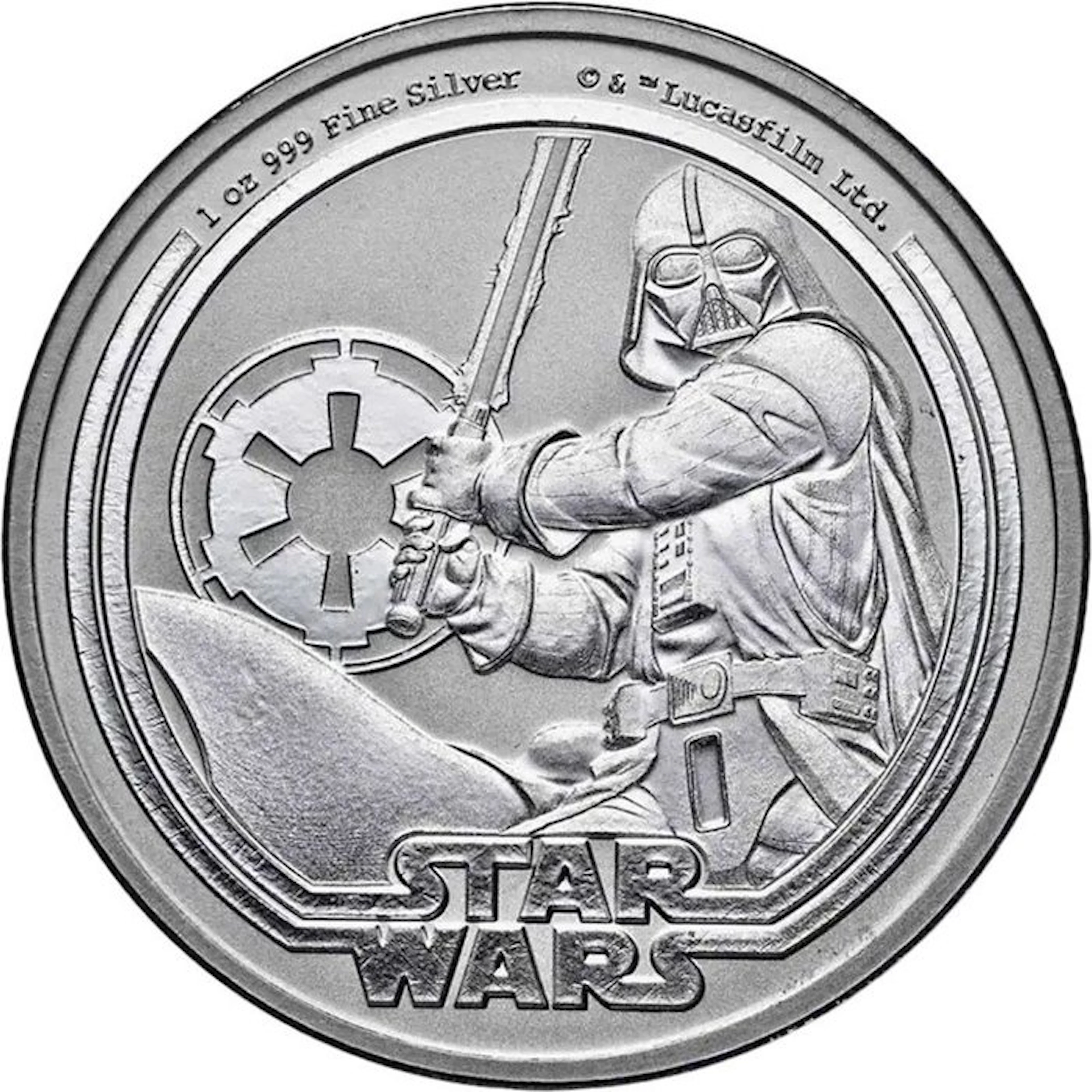 1 Troy Ounce - Silver .999 - Star Wars Darth Vader 2026...