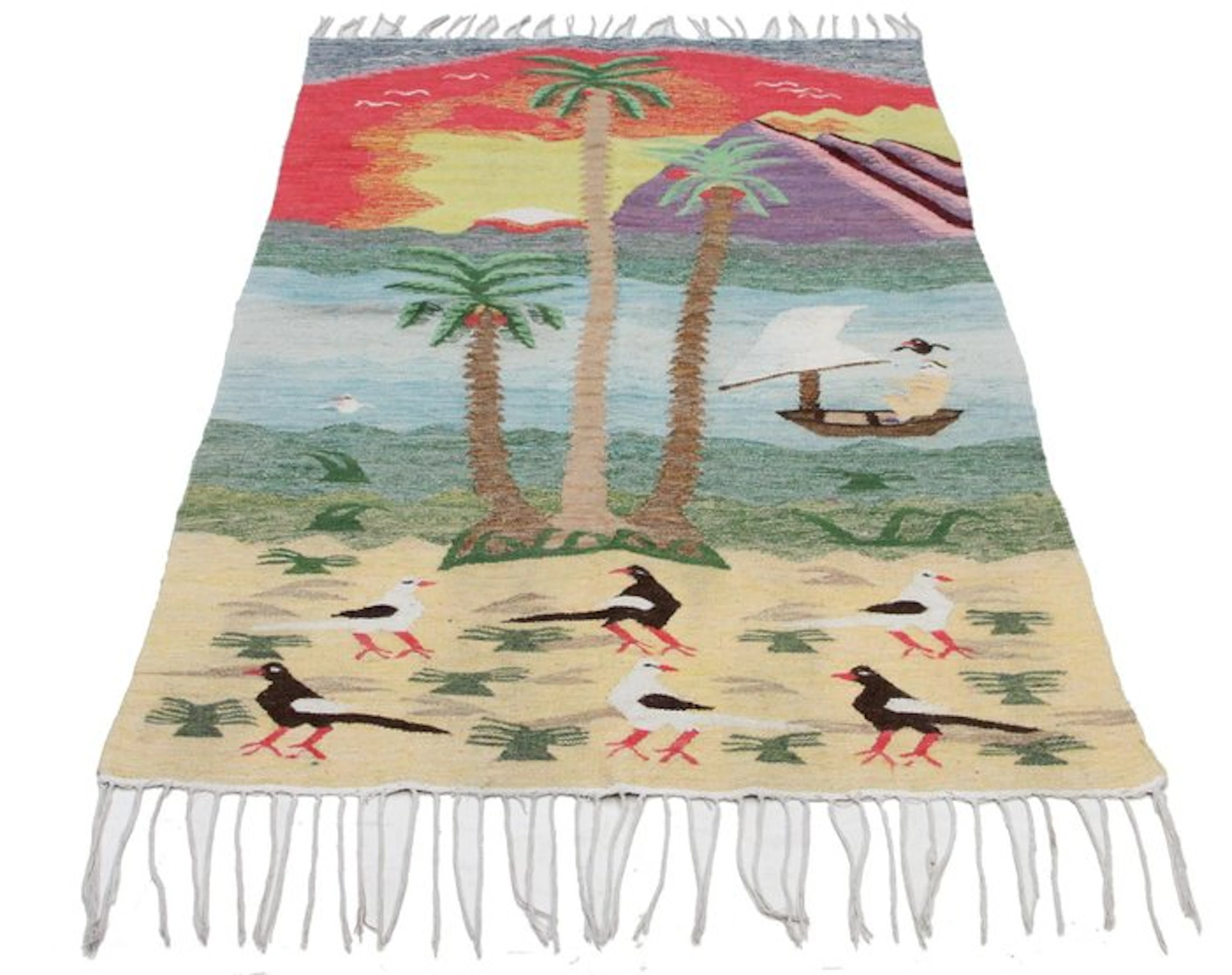 Egyptian Word Under - Kelim - 155 cm - 96 cm - Timeless elegance