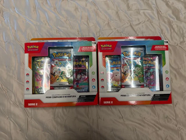 Pokémon - 2 Blister pack - Primi Compagni d'Avventura