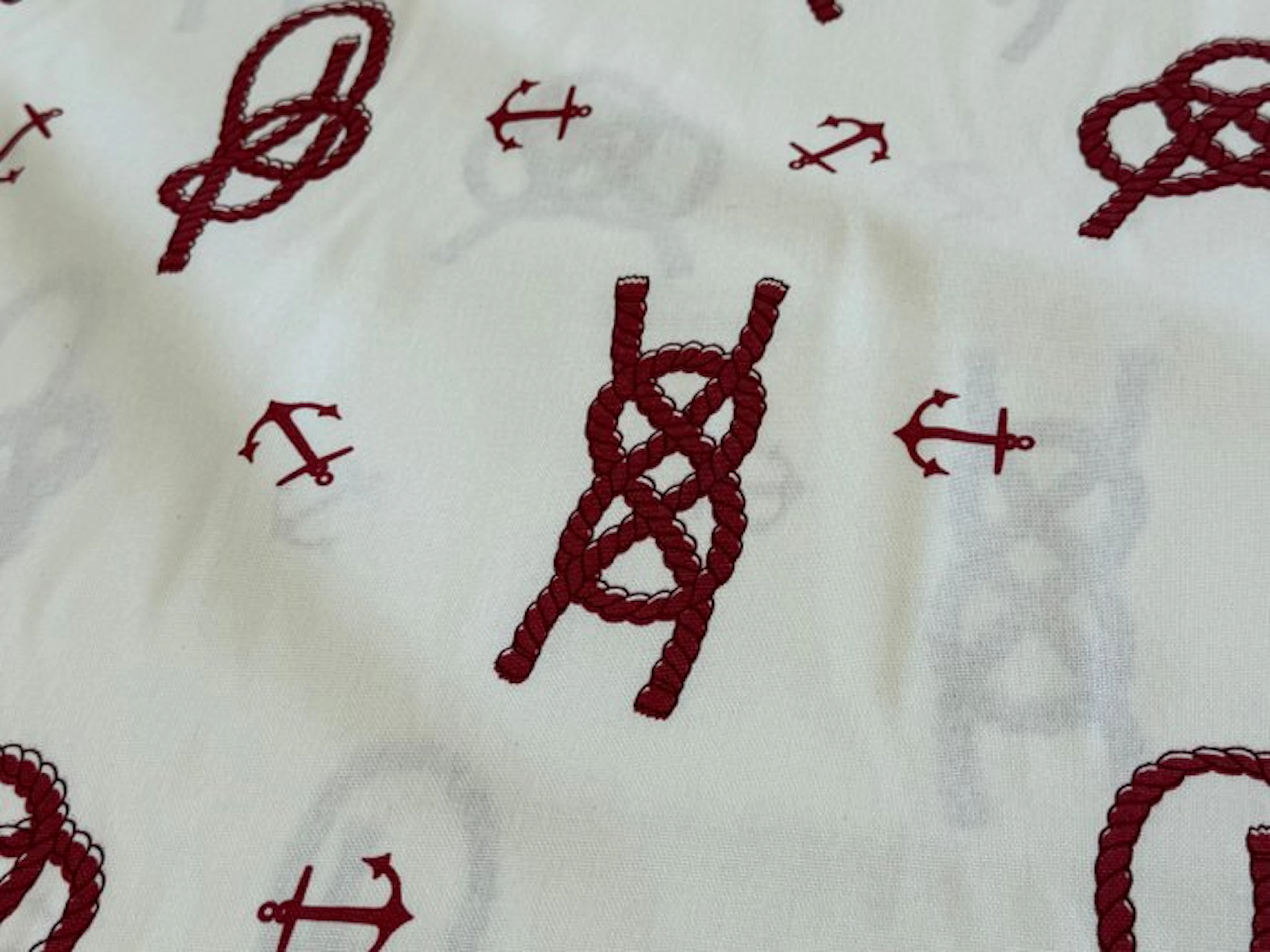 No reserve price!! Cotton upholstery fabric in Nautical...