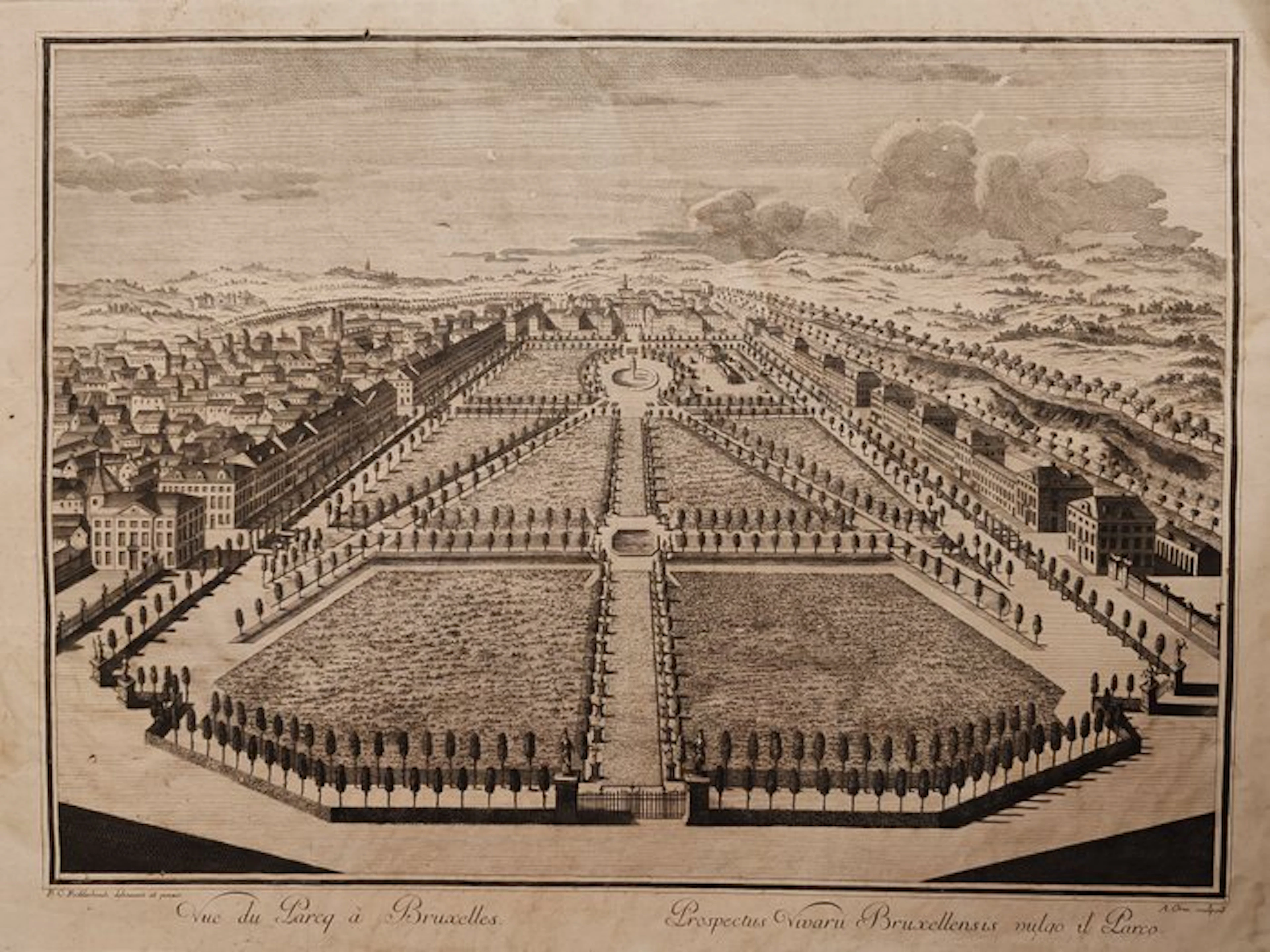 Belgium - Brussels; Ambrogio Orio (1737–1825) - Vue du...
