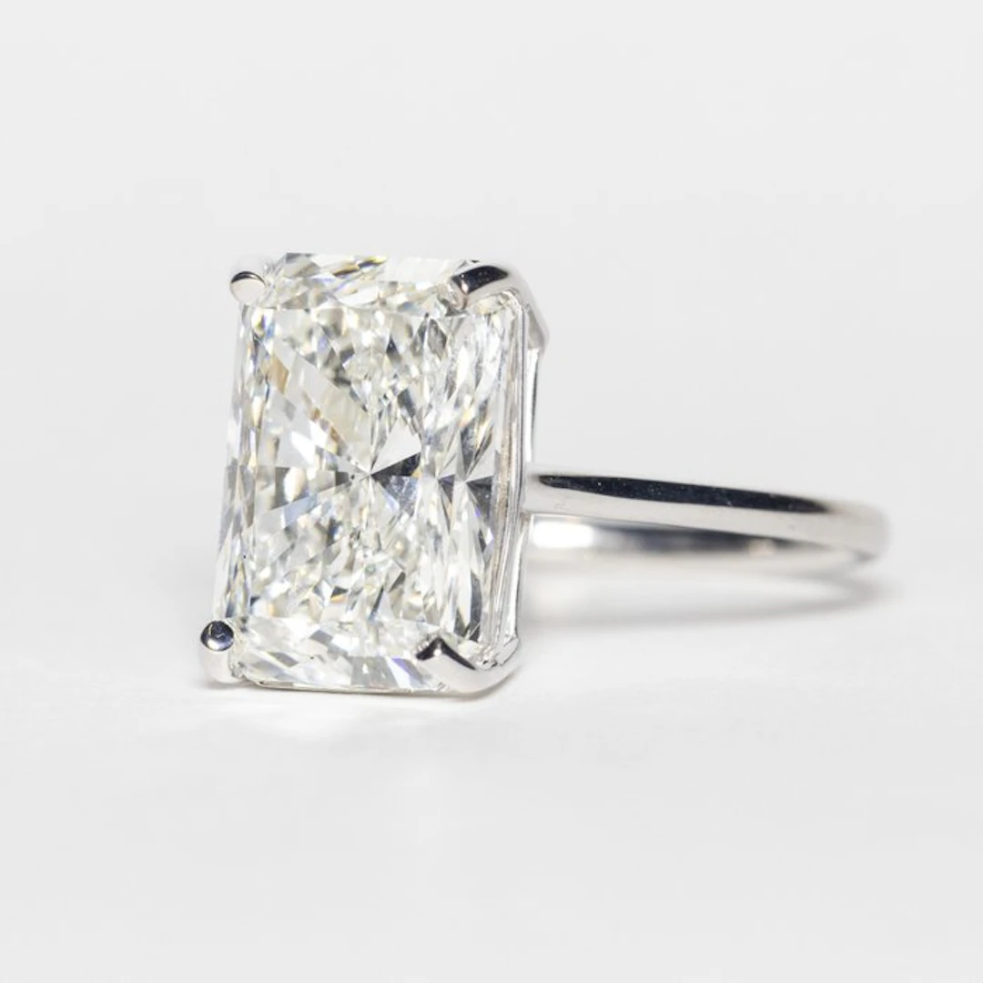 No reserve price - Engagement ring - 18 kt