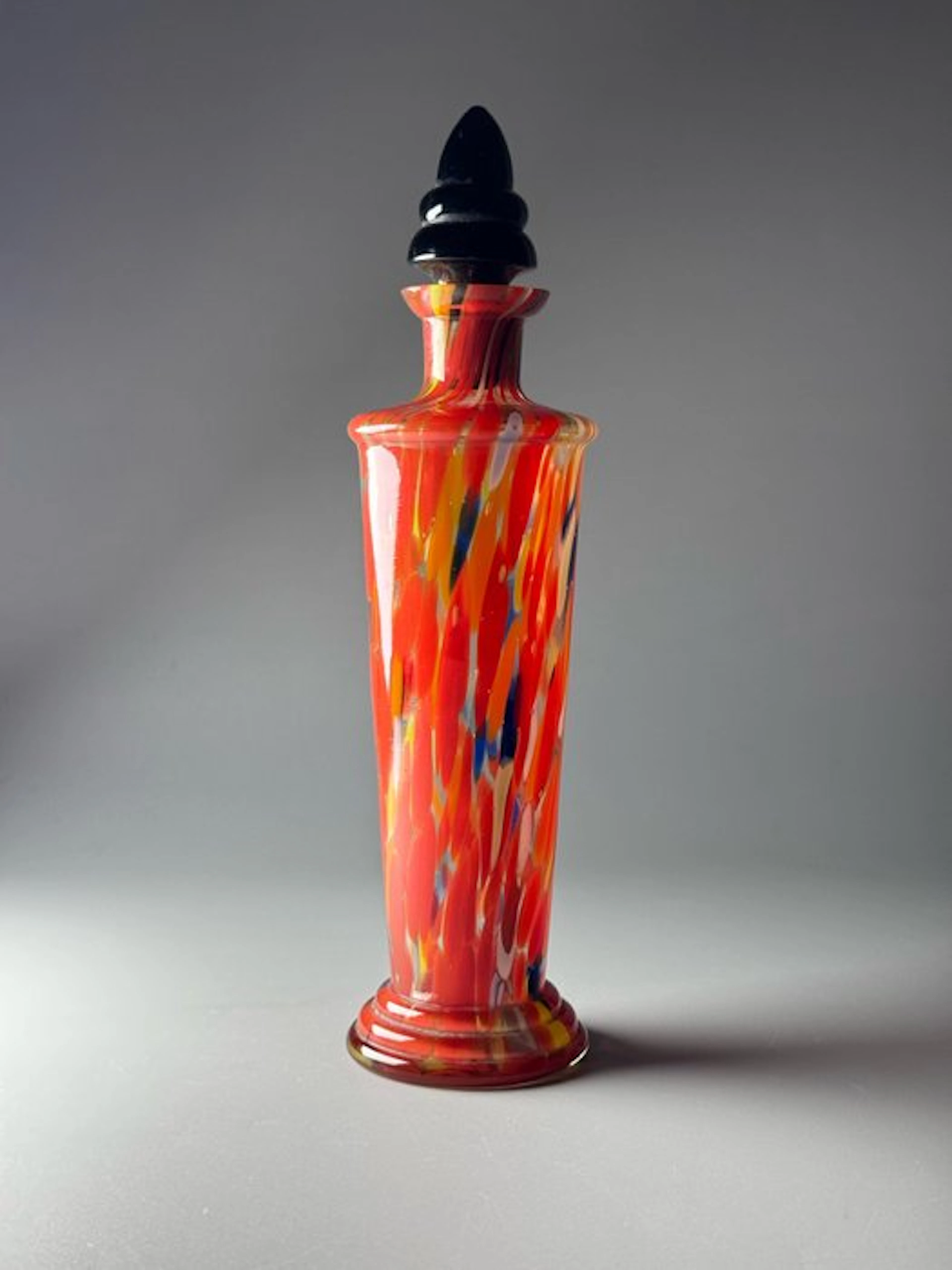 Franz Welz - Bohemia - Perfume bottle - ART DECO - spotter glass - 22 cm