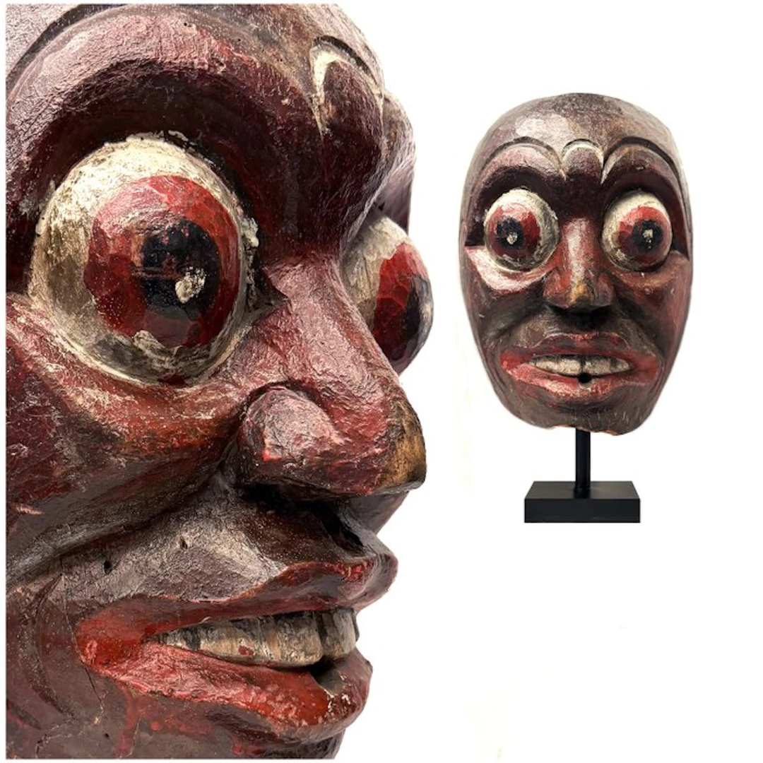 OLD, RARE and LARGE Tempel mask - Bali - ORIGINAL - Indonesia