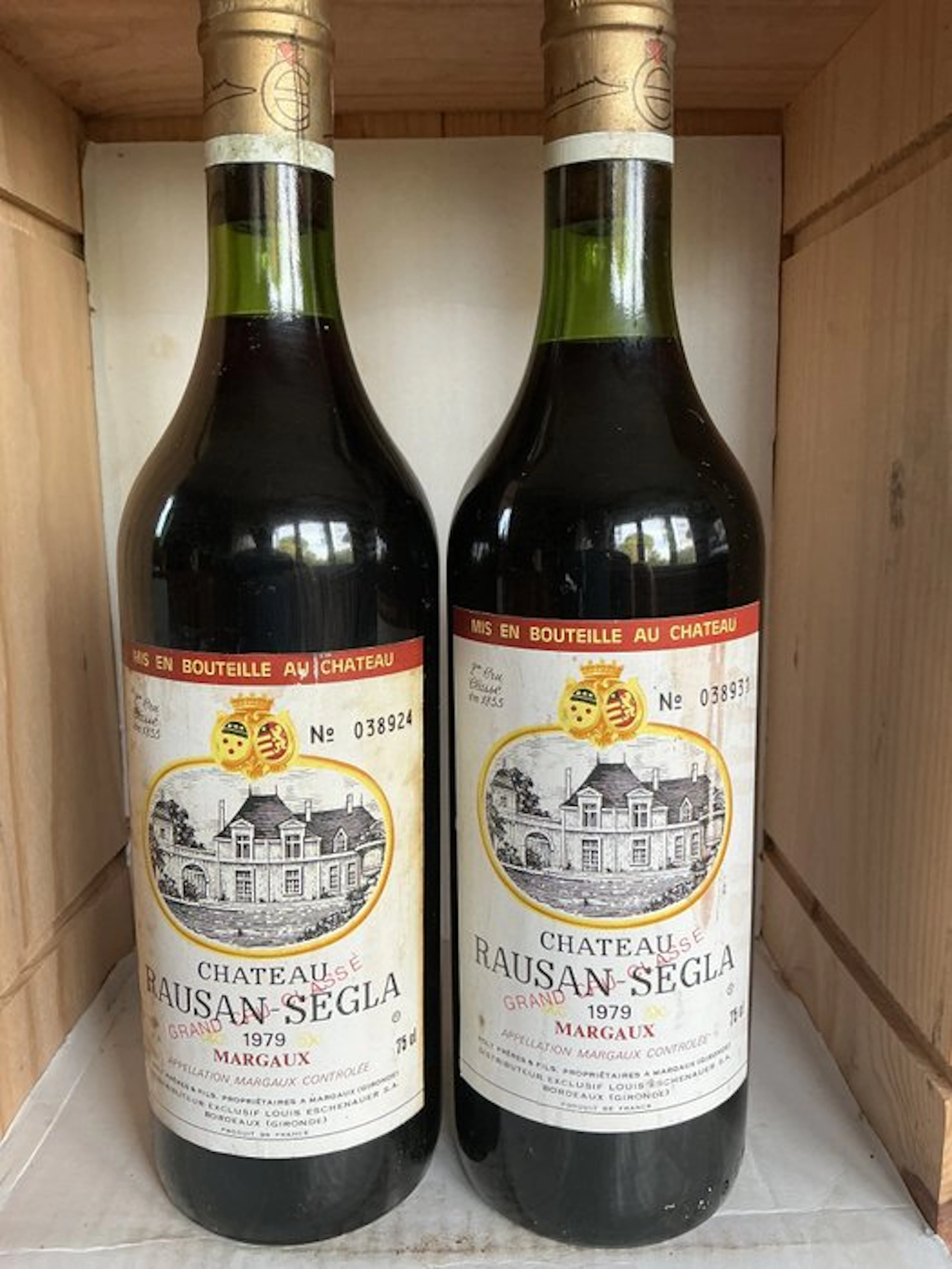 1979 Château Rausan Segla - Margaux 2ème Grand Cru Classé - 2 Bottles (0.75L)