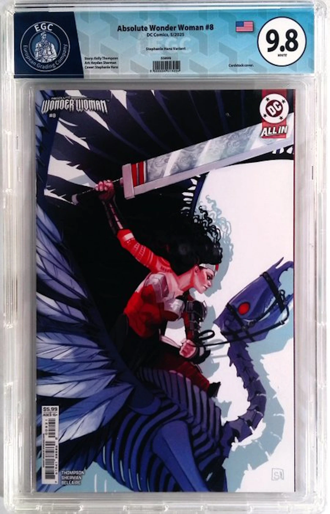 Absolute Wonder Woman #8 - EGC 9.8 - 1 Graded comic - First edition - 2025
