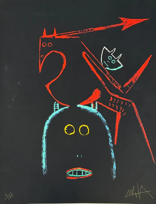 Wifredo Lam (1902-1982) - Sans titre - Chile 11 septembre...
