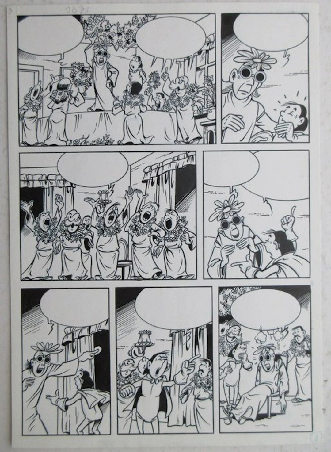 Studio Vandersteen - 1 Original page - Jerom - De kleurenzaaier p. 8