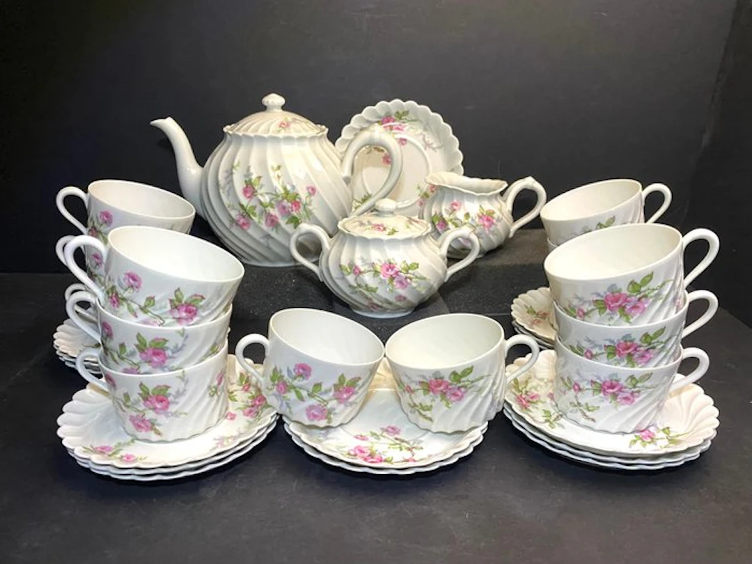 Haviland & Co. Limoges - Tea service - Softpaste porcelain