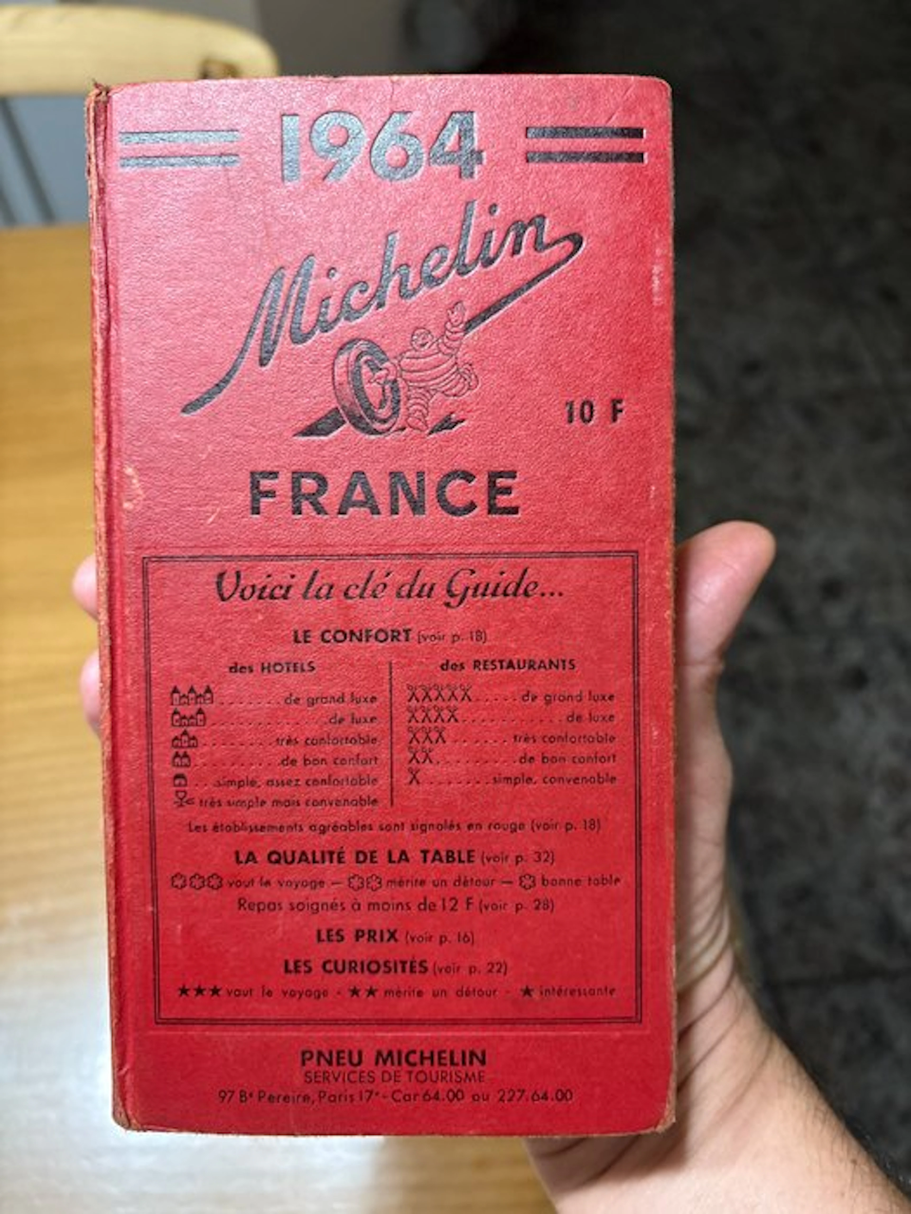 Book - Michelin - Guide Michelin Francia 1964