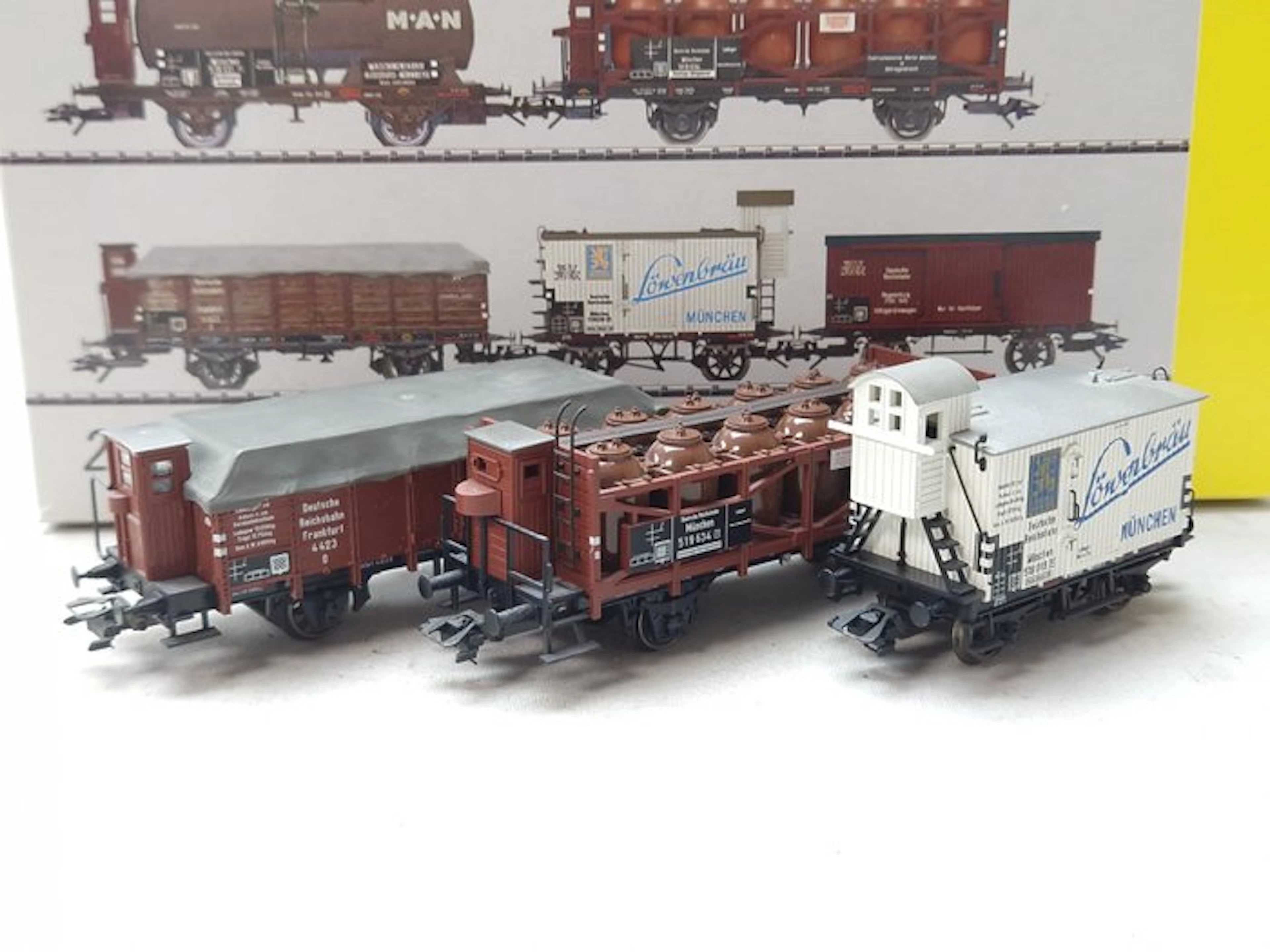 Trix H0 - 24096 - Model train freight wagon set (1)...
