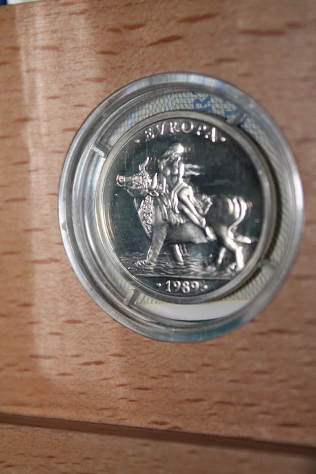 Spain. 1 ECU 1989, Proof, Box & COA (No reserve price)
