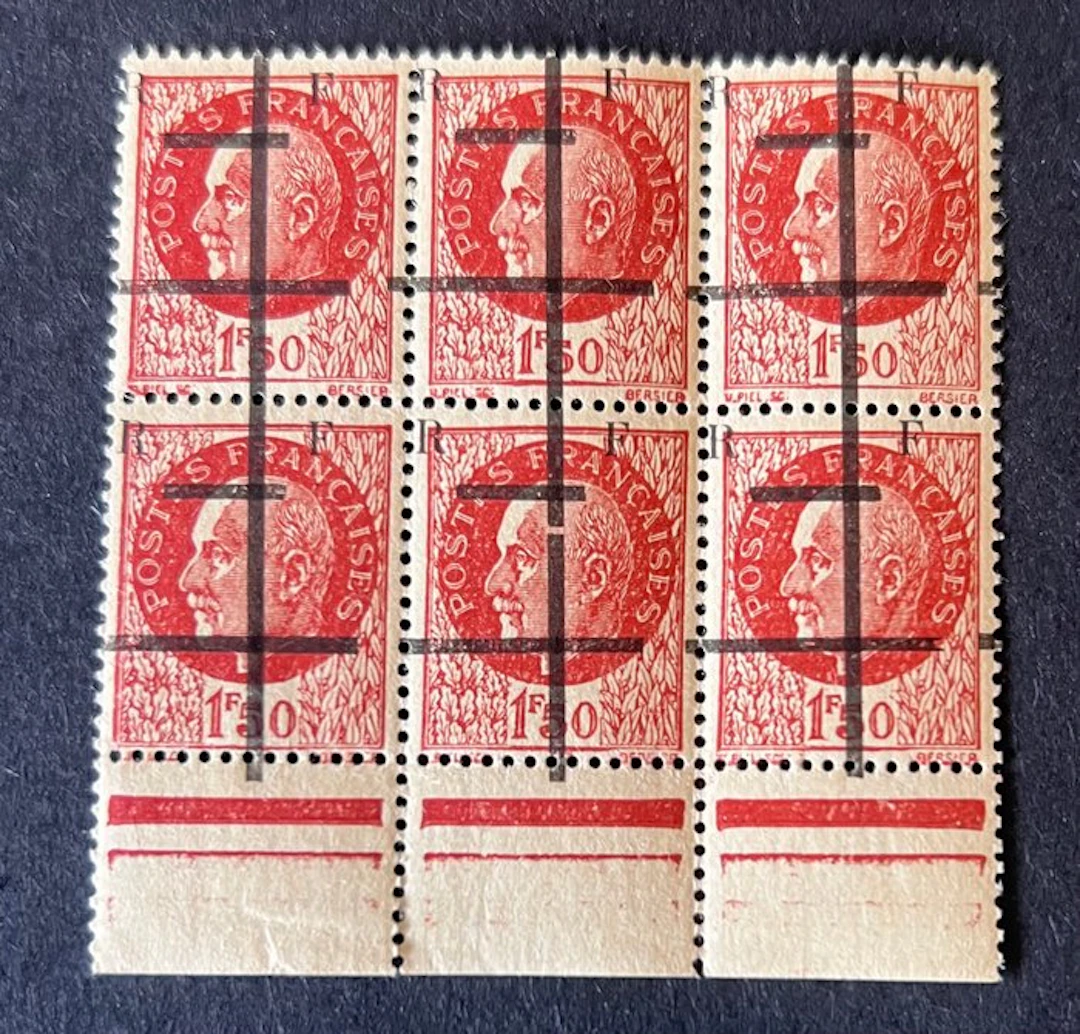 France 1944 - France liberation of Lille rupture variety - Yvert Tellier 1