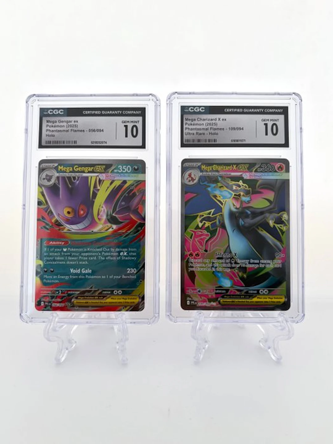 Pokémon - 2 Graded card - Mega Gengar ex & Mega Gengar X...