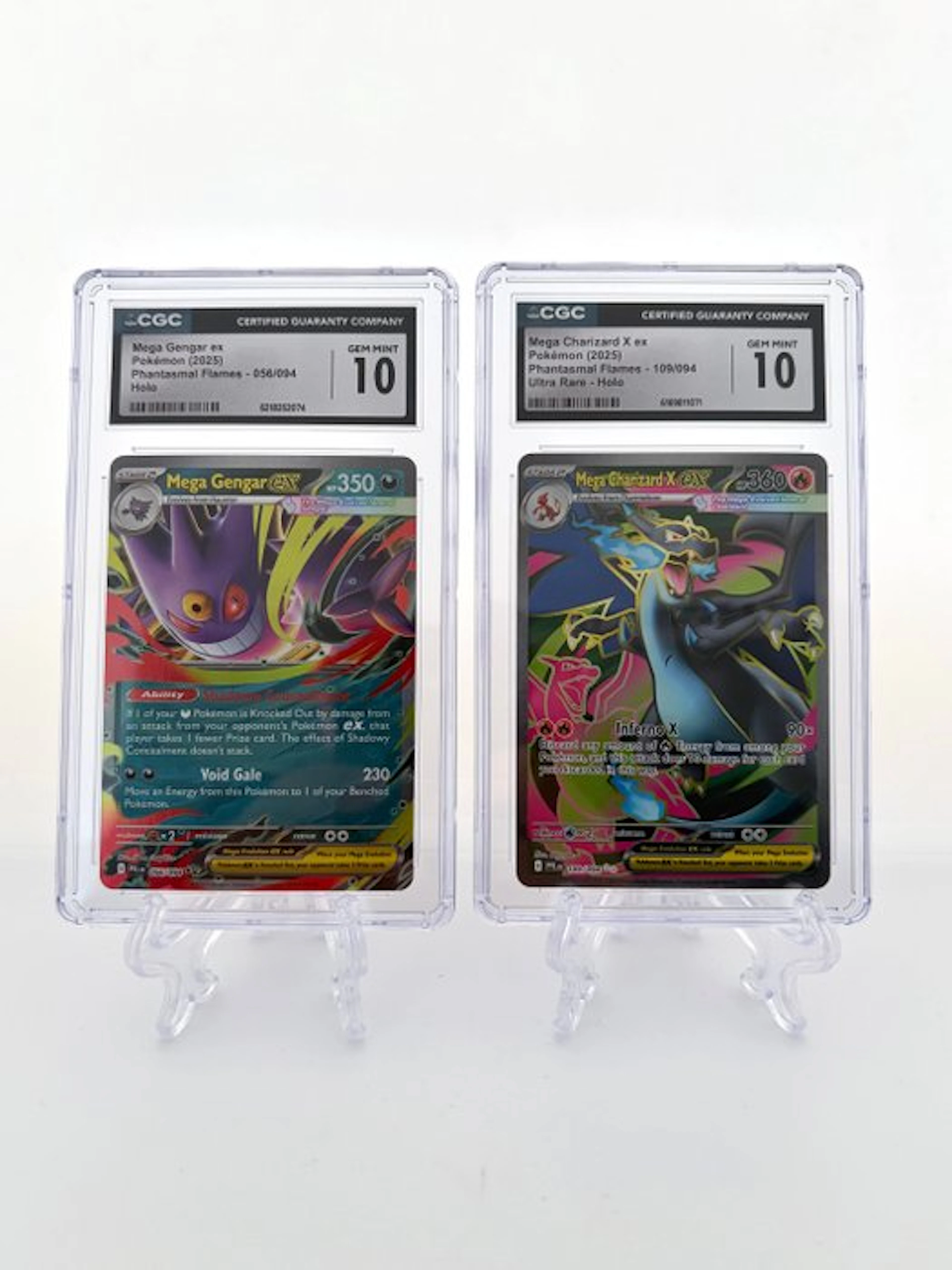 Pokémon - 2 Graded card - Mega Gengar ex & Mega Gengar X...